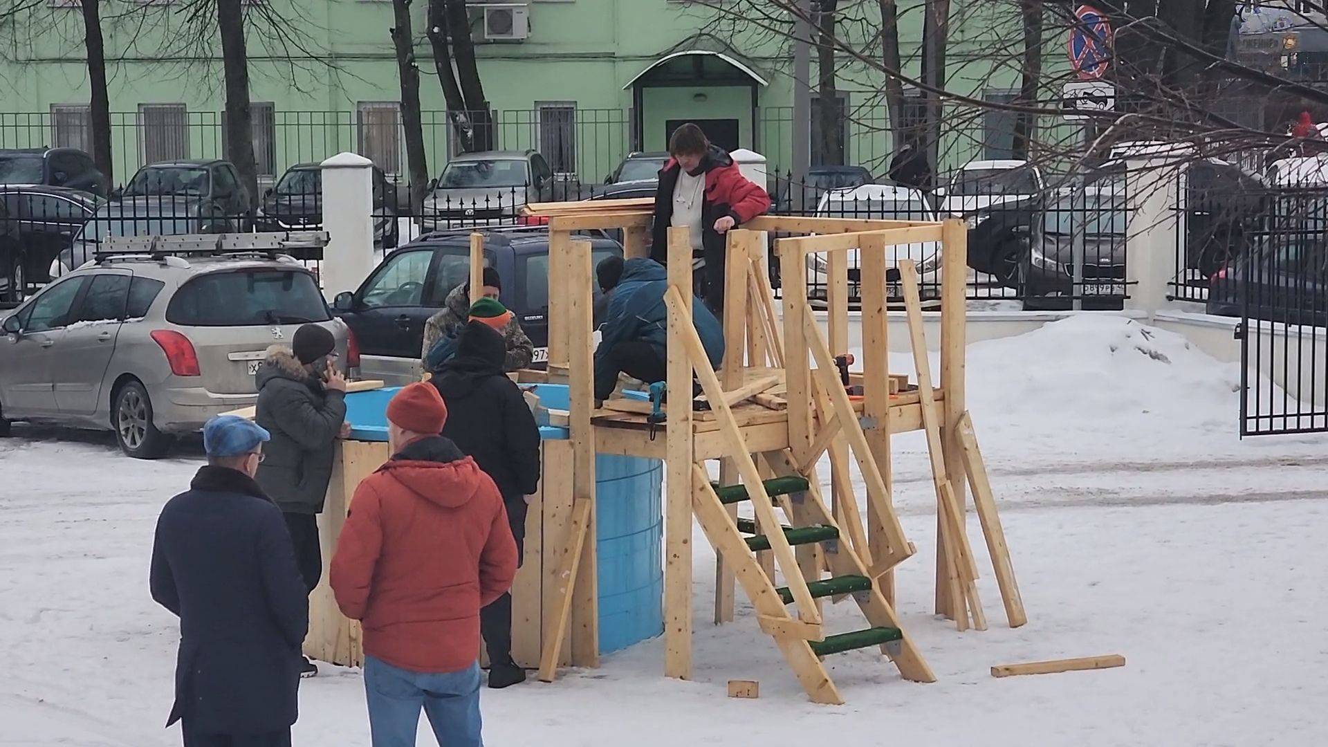 вертикалки, королёв, крещение, купель,