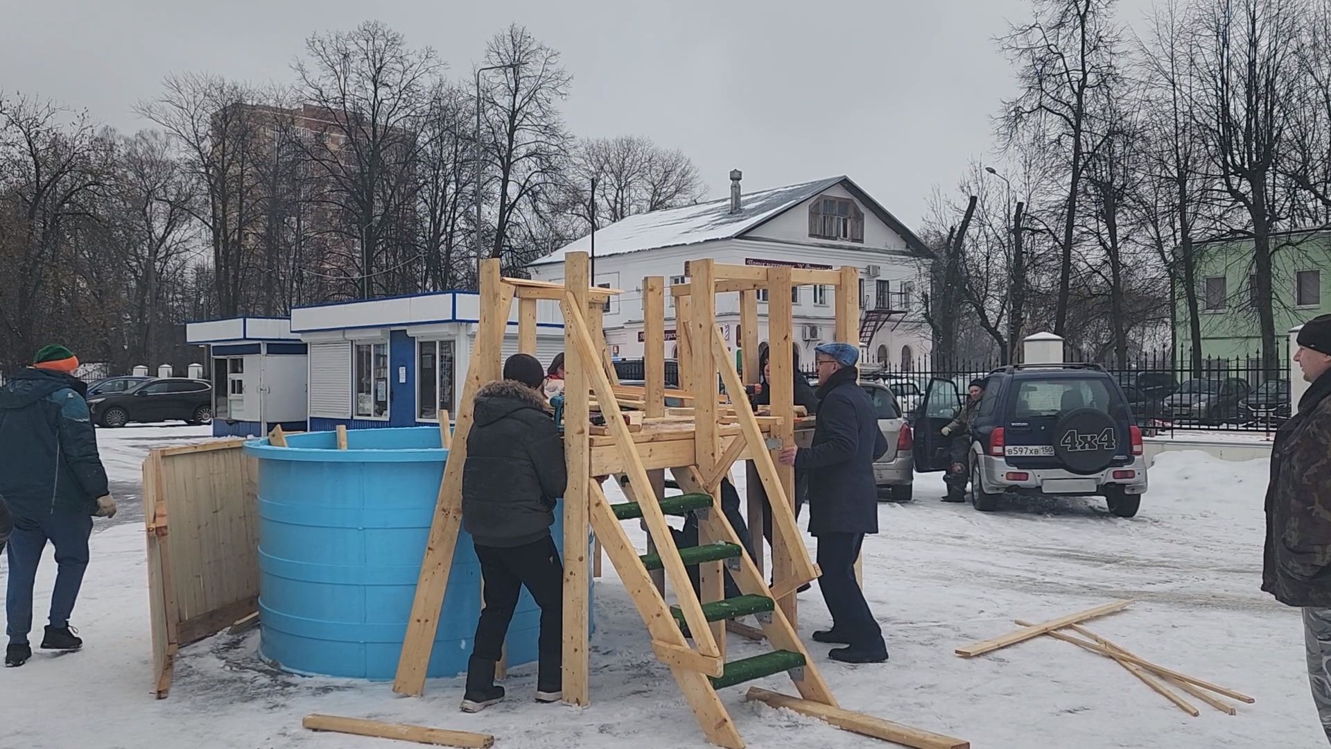 вертикалки, королёв, крещение, купель,