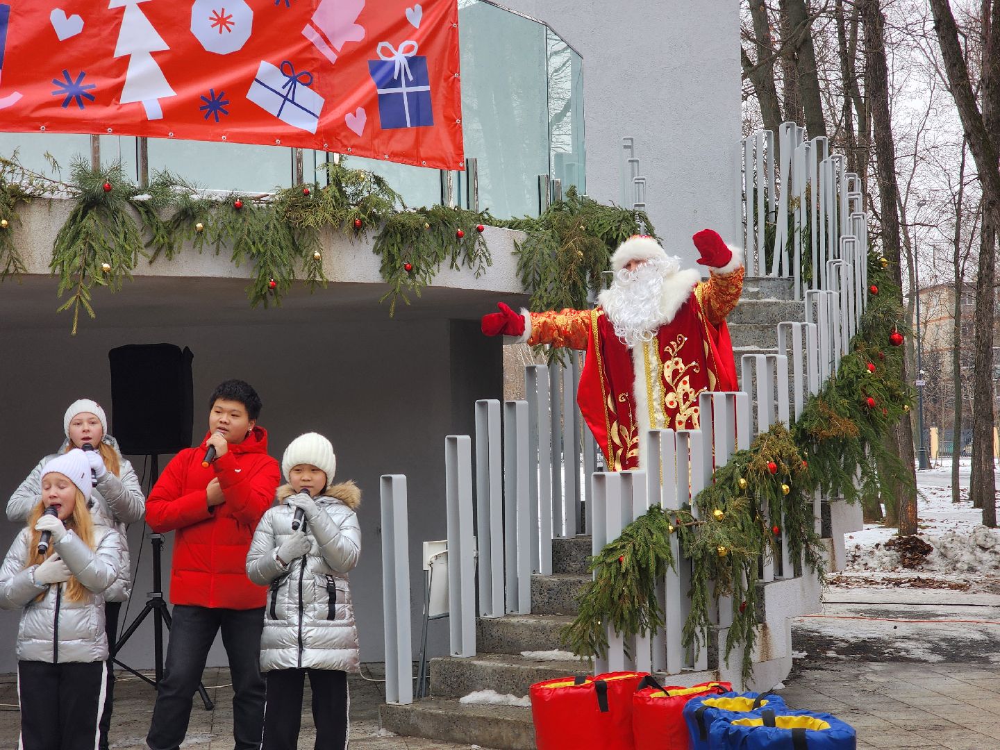 Коломна, зима в подмосковье,новогодние праздники, парки подмосковья,