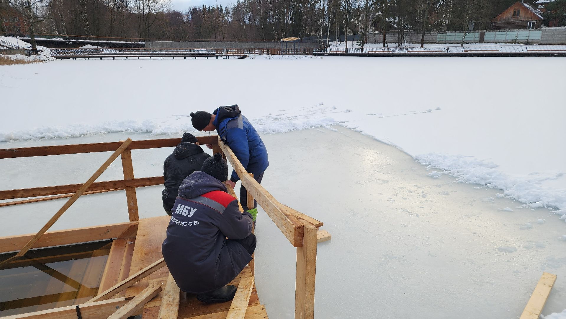 Крещение Господне, Крещенские купания, Лосино-Петровский,