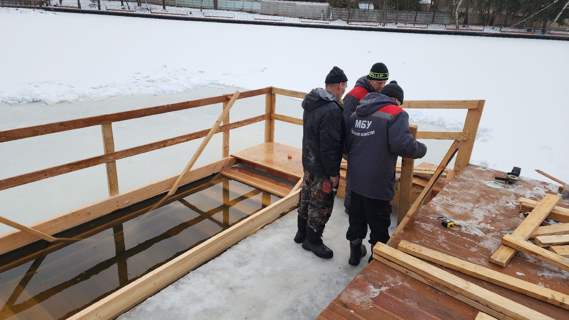 Крещение Господне, Крещенские купания, Лосино-Петровский,