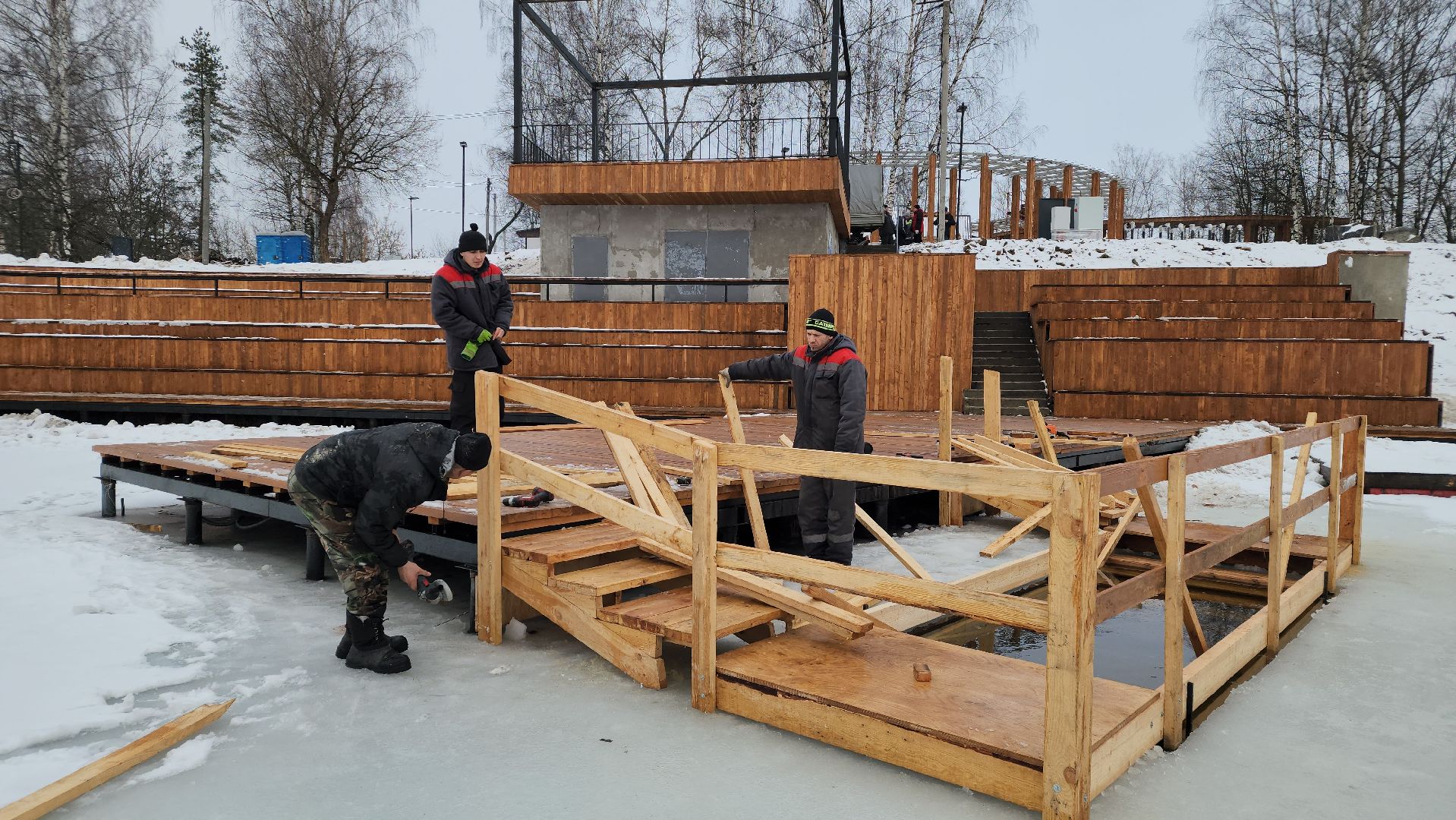 Крещение Господне, Крещенские купания, Лосино-Петровский,