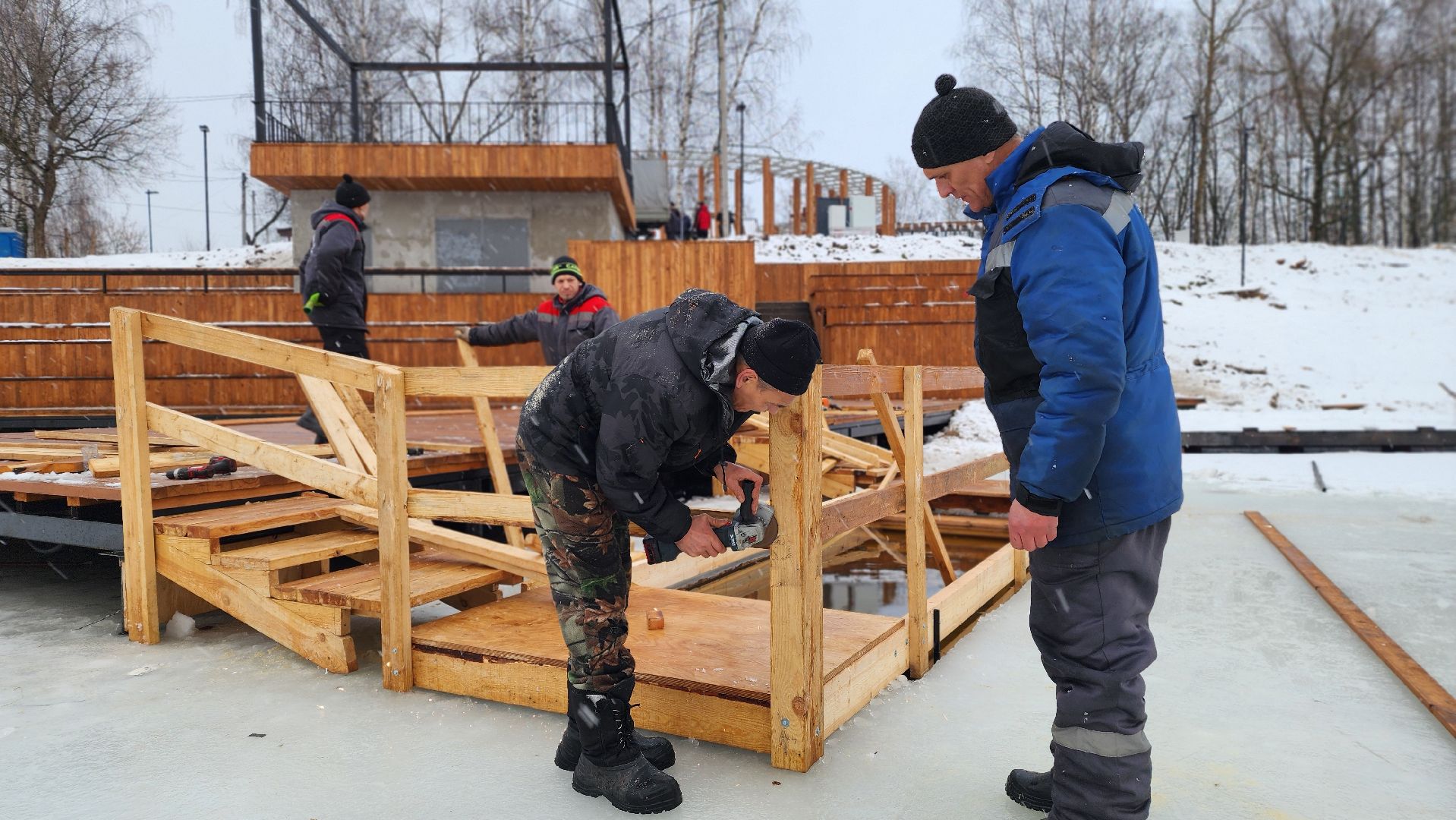 Крещение Господне, Крещенские купания, Лосино-Петровский,