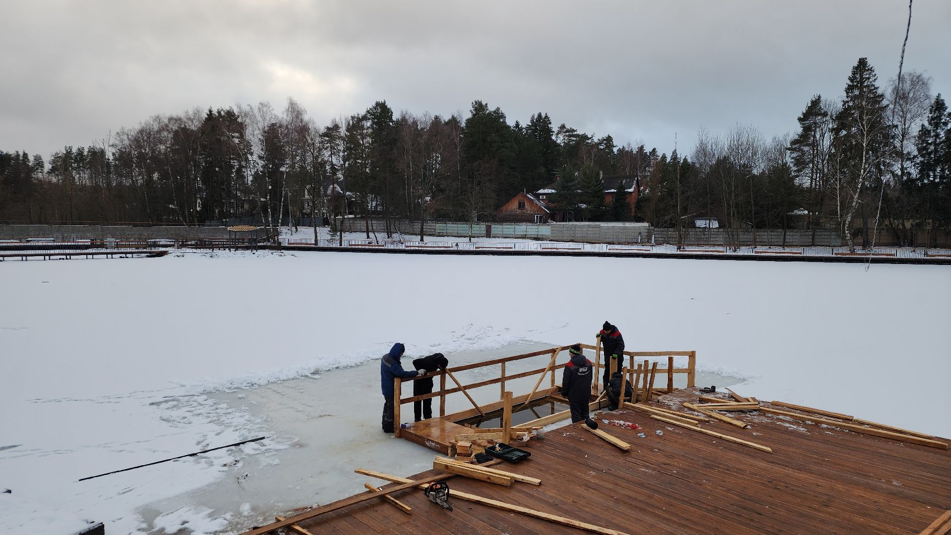 Крещение Господне, Крещенские купания, Лосино-Петровский,