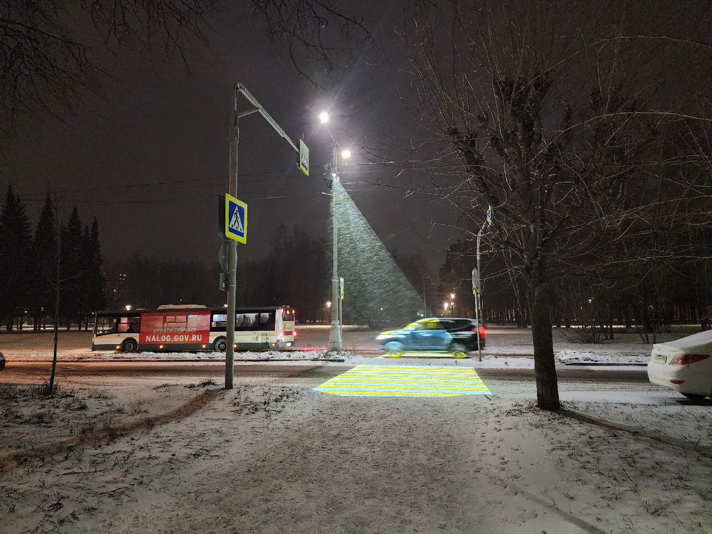 пущино, серпухов, транспорт, дороги, освещение дорог,