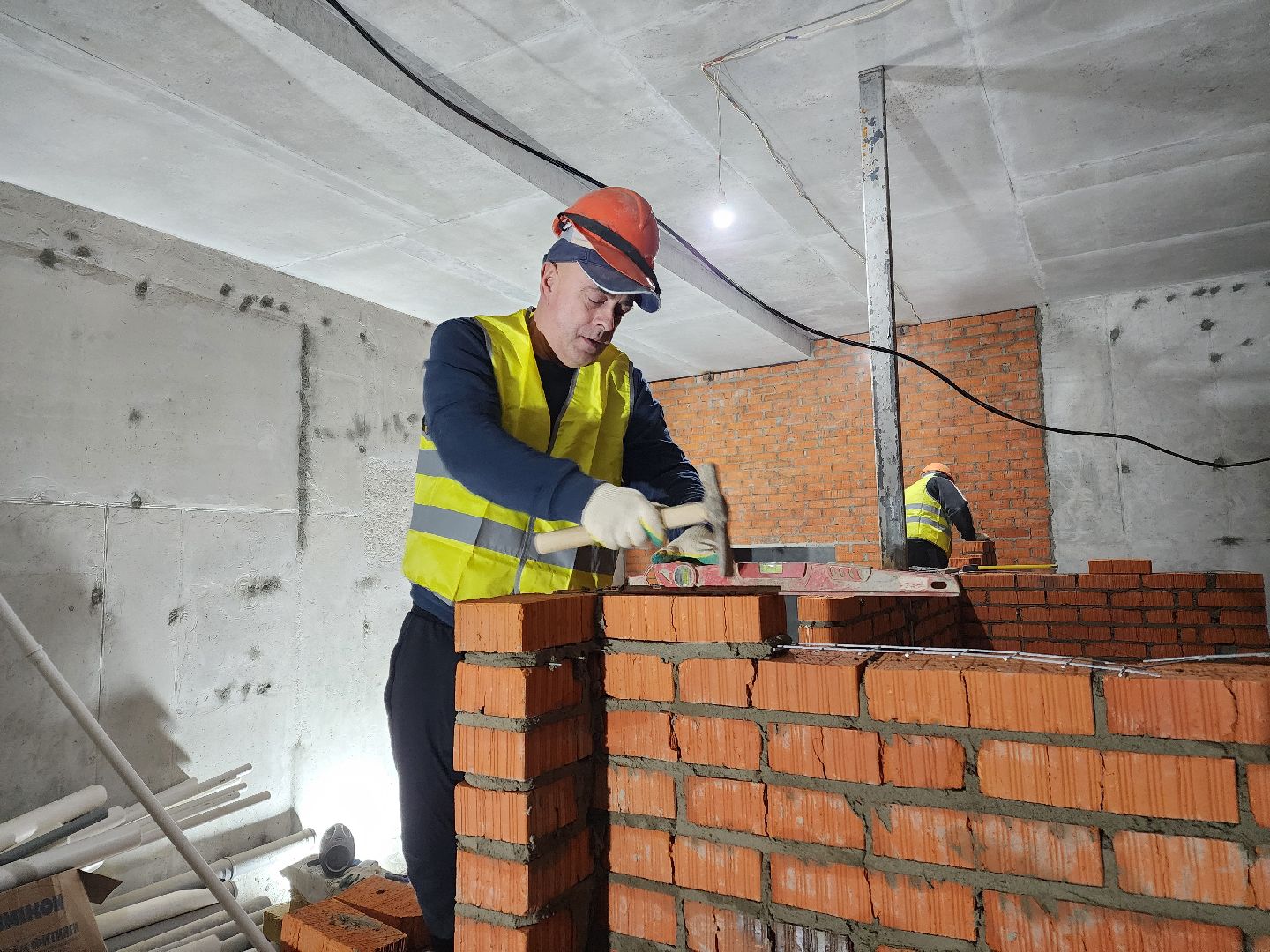 Чехов, детская поликлиника, строительство, улица Мира, готовность объекта, остекление, кровля, инженерные сети, нацпроект здравоохранение, губернатор московской области,госпрограмма московской области,