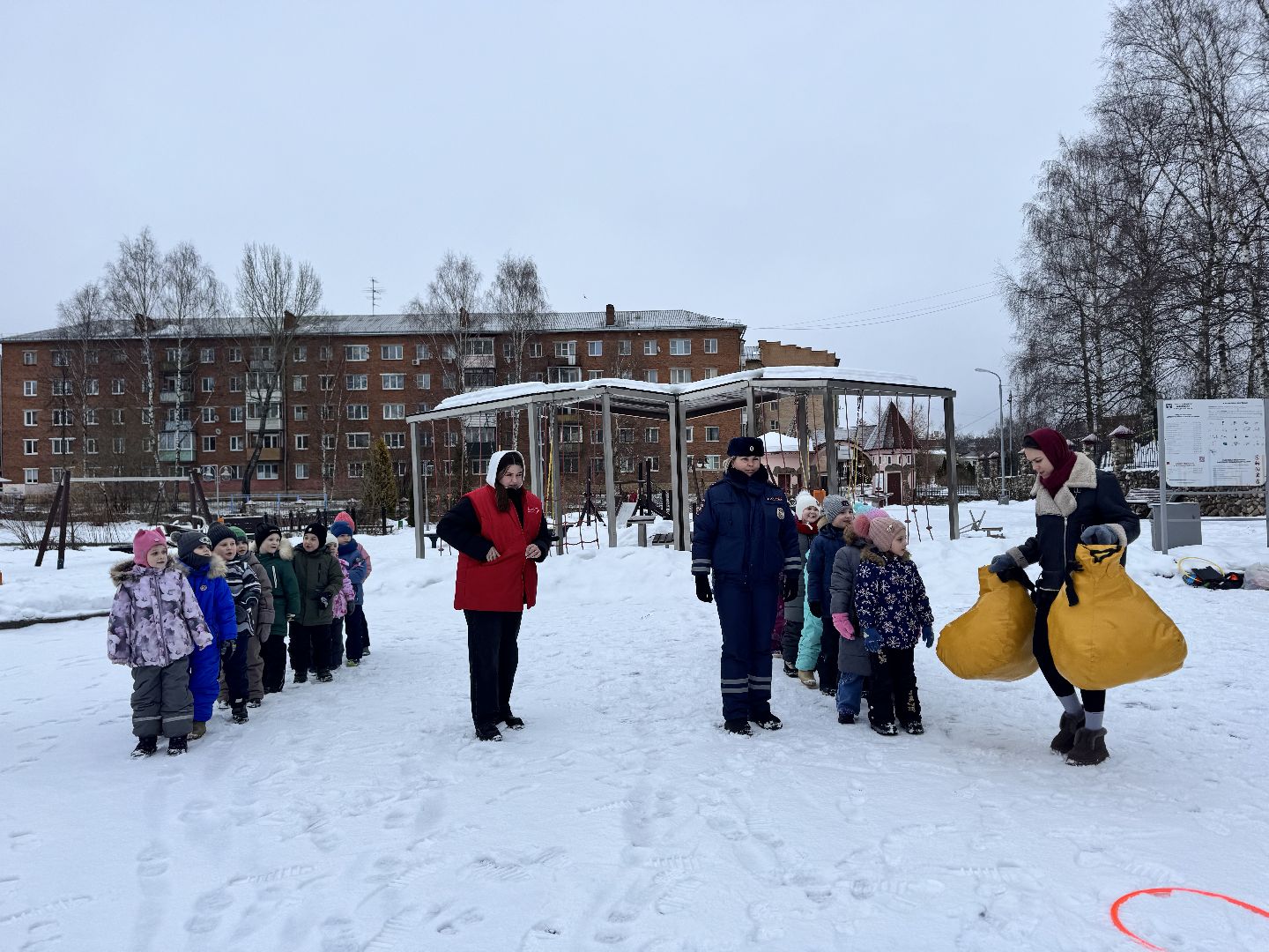шаховская, госавтоинспекторы, игровая программа, городской парк, дети, пдд,