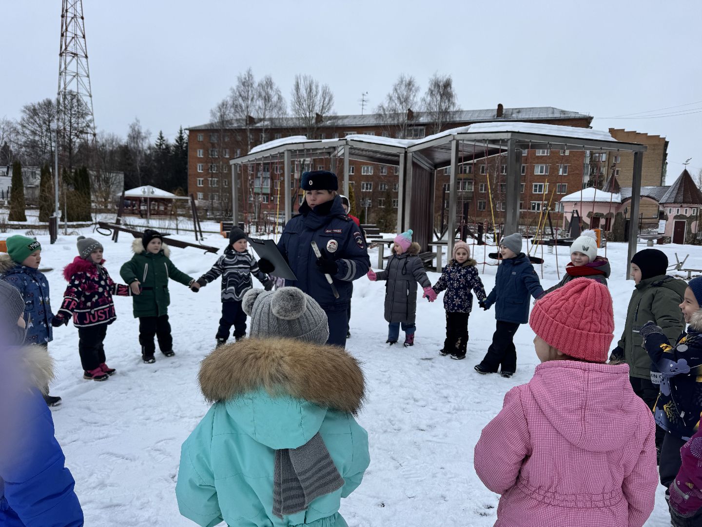 шаховская, госавтоинспекторы, игровая программа, городской парк, дети, пдд,