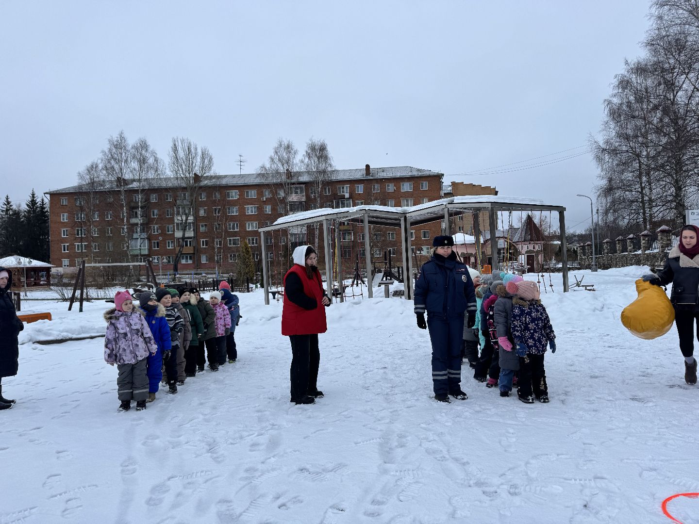 шаховская, госавтоинспекторы, игровая программа, городской парк, дети, пдд,