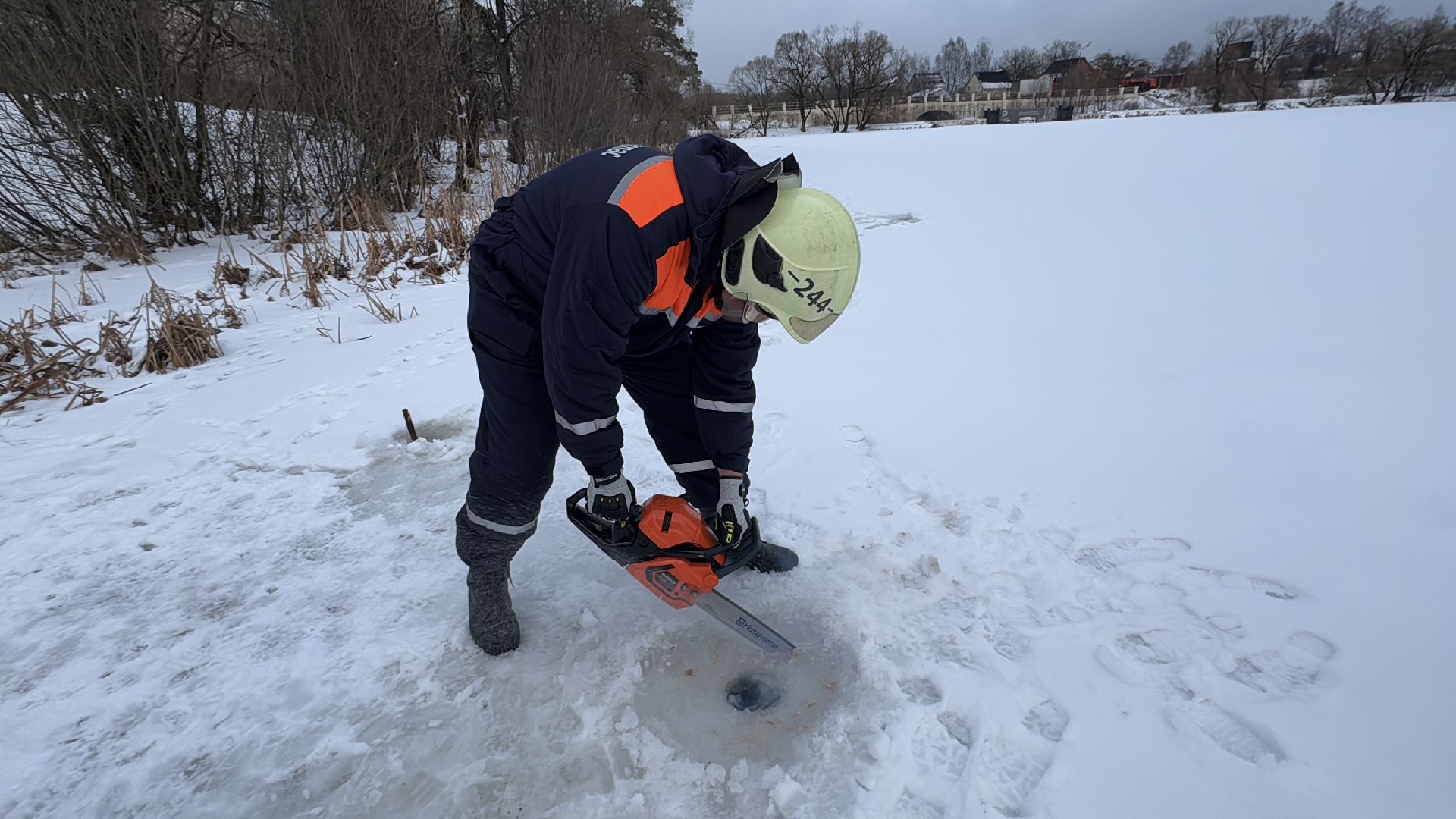 Безопасность на льду, Мособлпожспас, Спасатели Одинцовского округа, вертикалки,