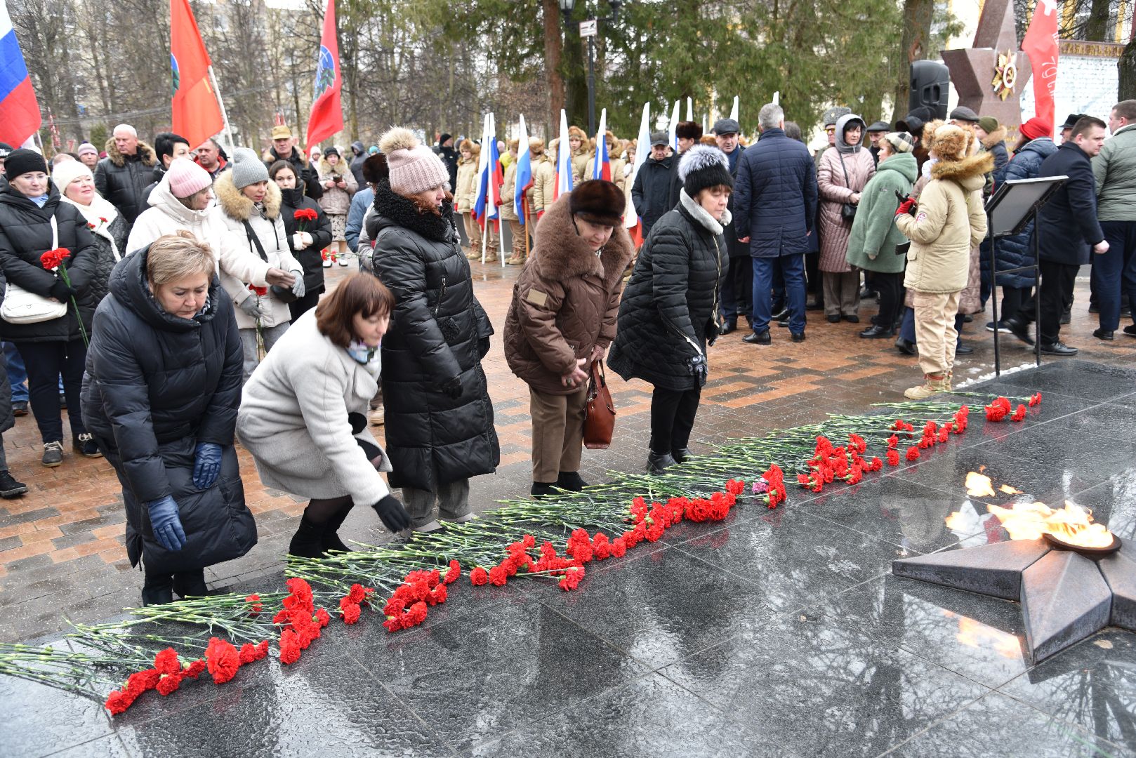 лотошино, день освобождения, день победы, митинг, память войны,