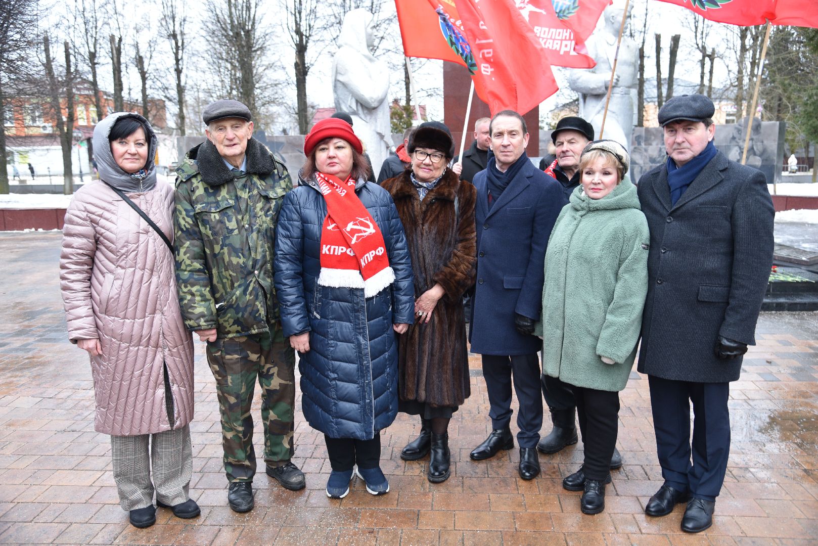 лотошино, день освобождения, день победы, митинг, память войны,