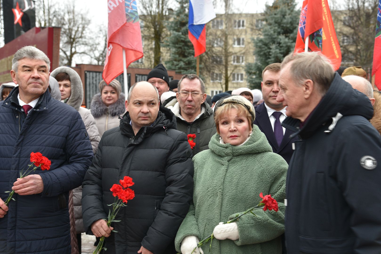 лотошино, день освобождения, день победы, митинг, память войны,