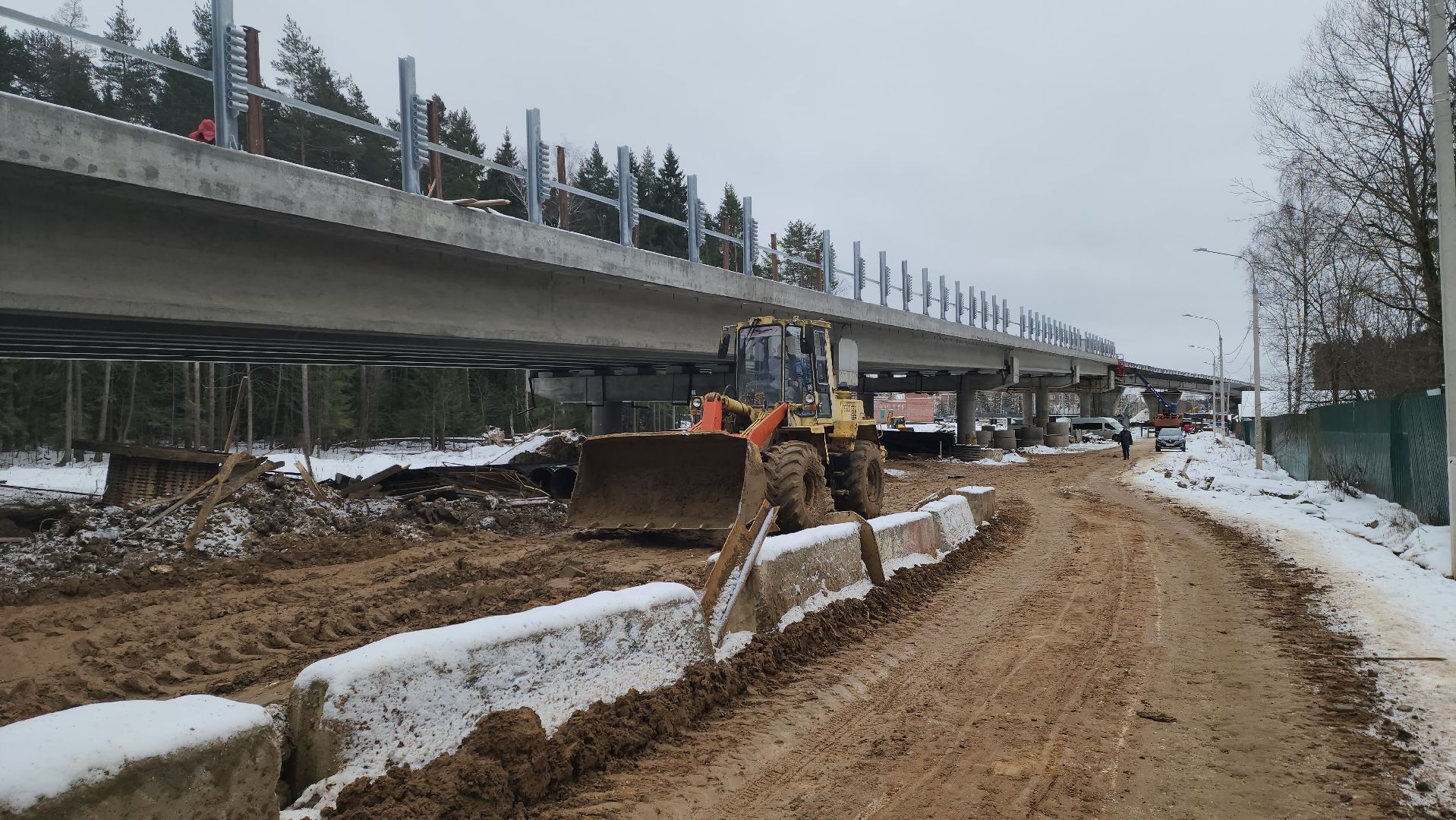 красногорск, мцд-2, аникеевка, путепровод, строительство, вертикалки,