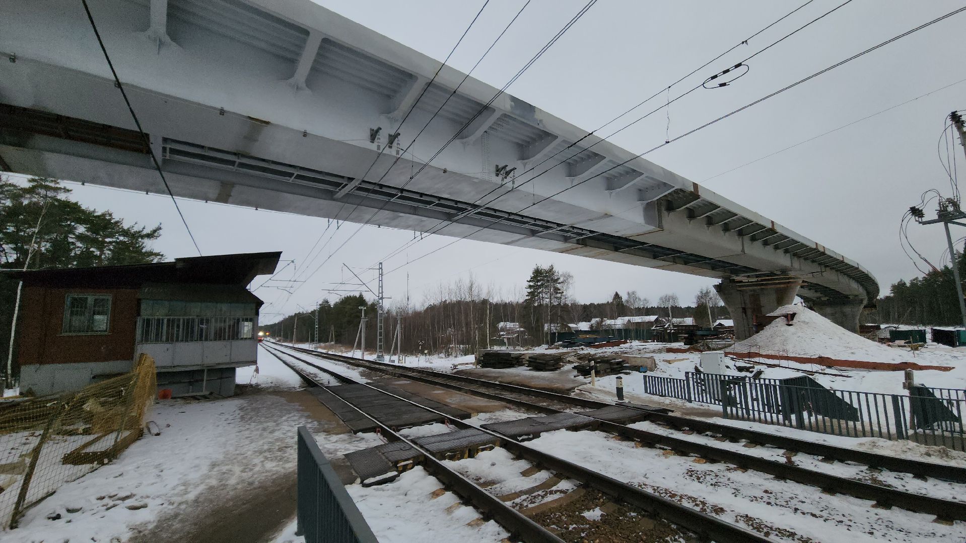красногорск, мцд-2, аникеевка, путепровод, строительство, вертикалки,