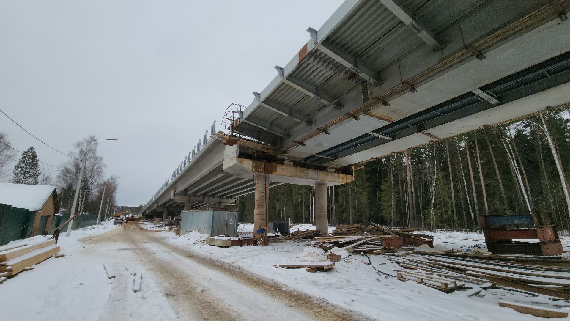красногорск, мцд-2, аникеевка, путепровод, строительство, вертикалки,