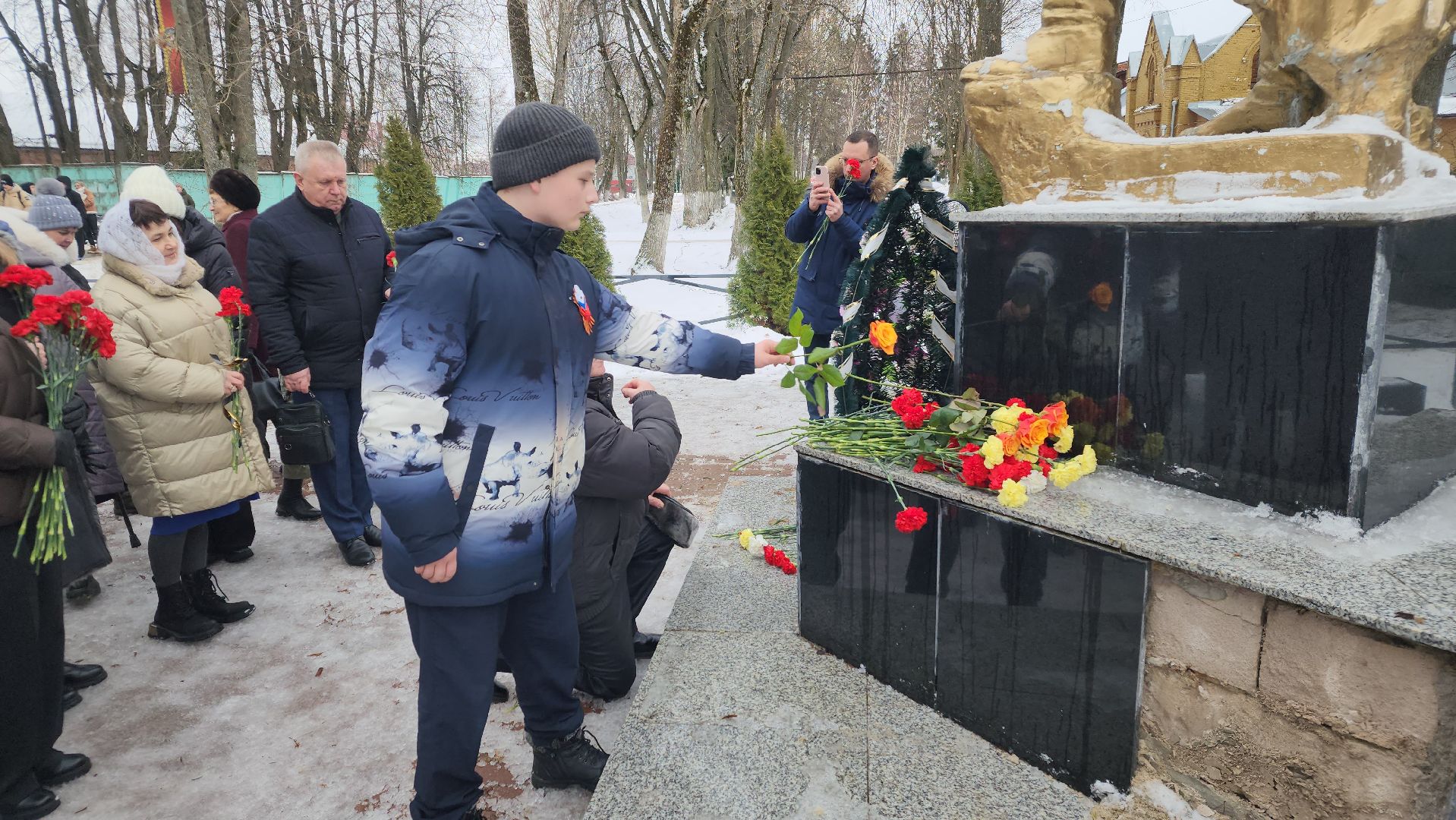 осташево, освобождение села, годовщина освобождения, памятная дата, волоколамск,