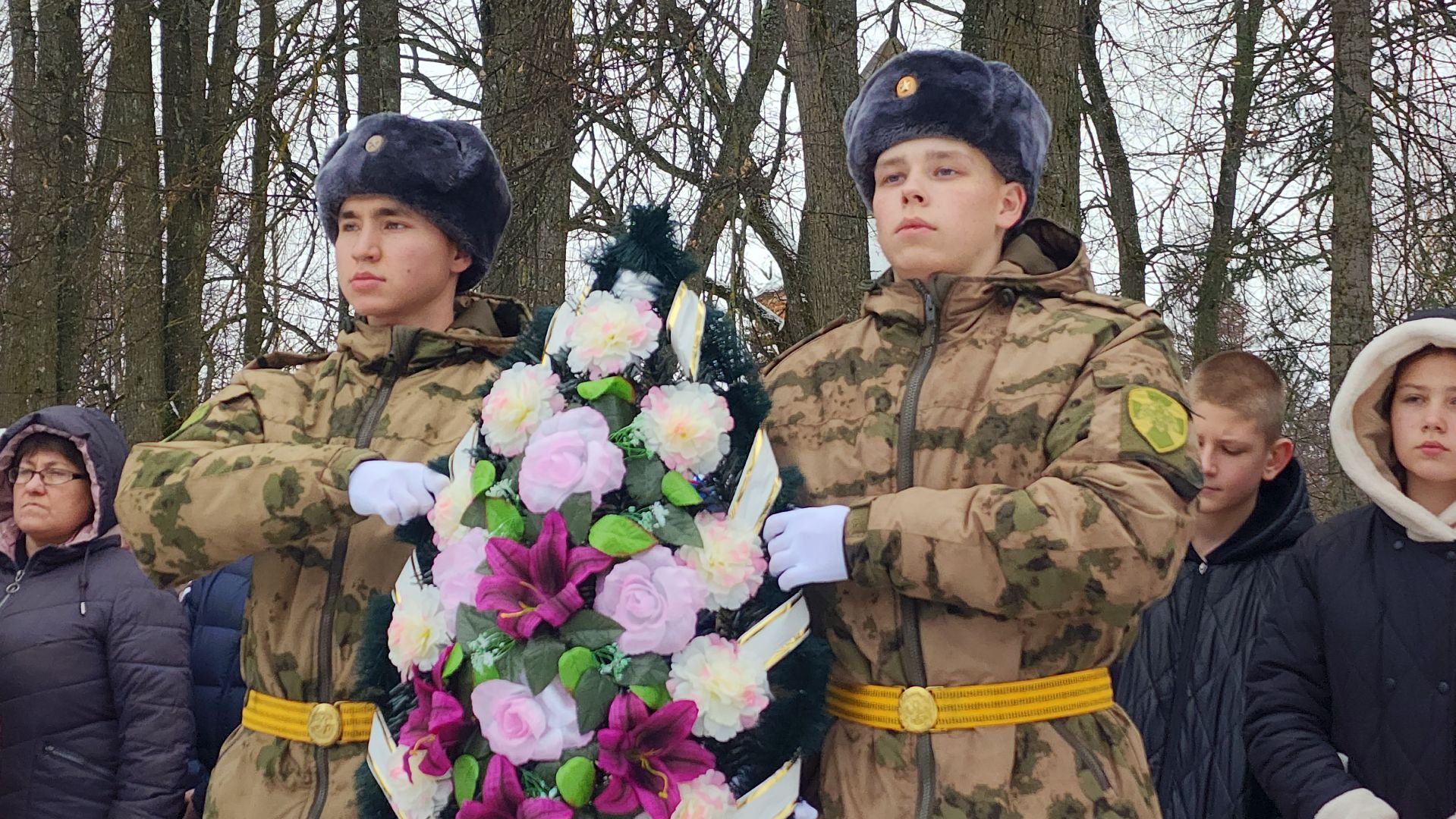 осташево, освобождение села, годовщина освобождения, памятная дата, волоколамск,