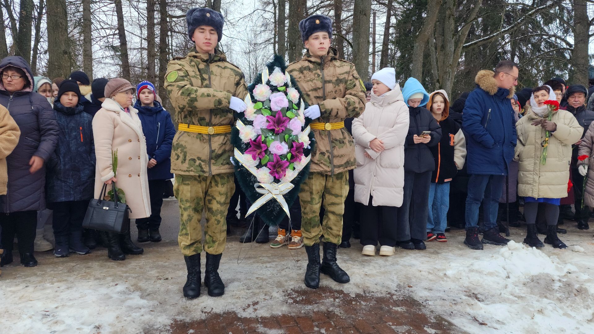 осташево, освобождение села, годовщина освобождения, памятная дата, волоколамск,