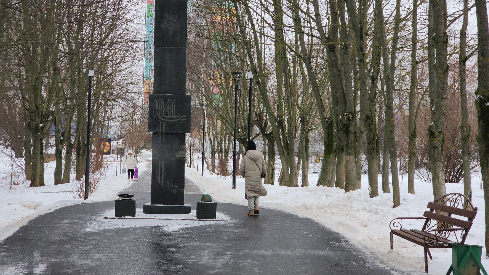 Мемориал, Лобня, История,Сквер защитников Москвы,Жк Победа,