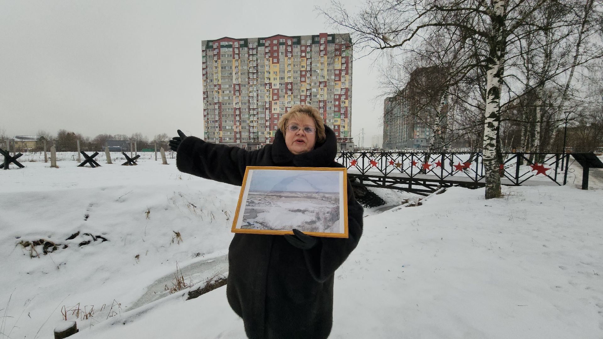 Мемориал, Лобня, История,Сквер защитников Москвы,Жк Победа,