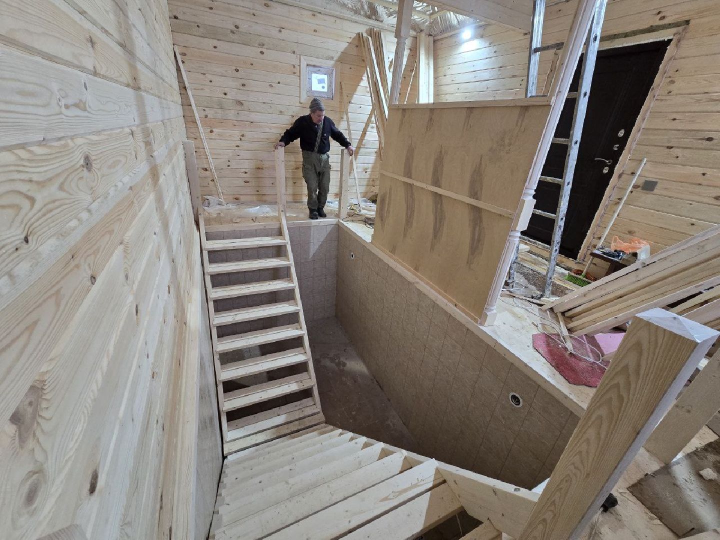 можайск, можайский округ, подмосковье, крещенские купания, крещение господне, православный праздник, строительство купели, новая купель, религия,