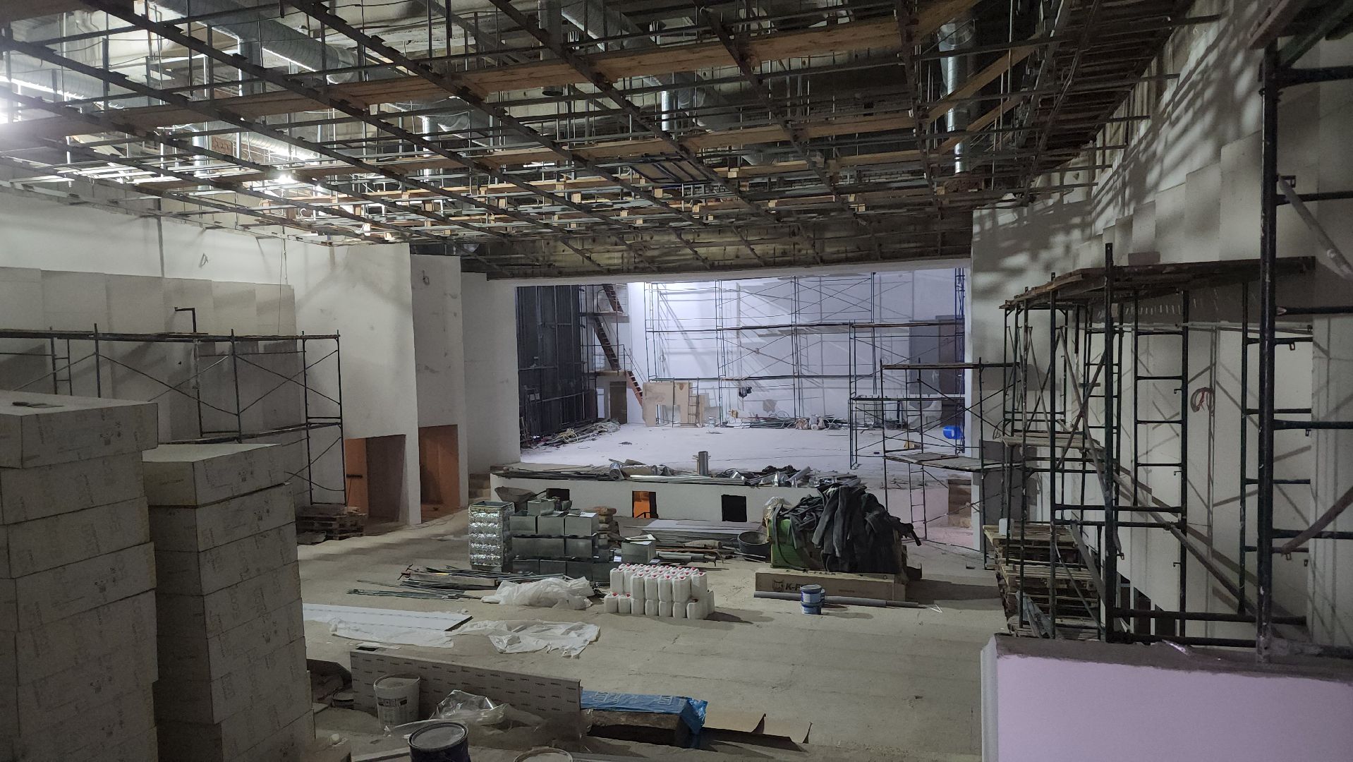 ремонт, капремонт, капитальный ремонт, кдц «заря», культурно-досуговый центр, вертикалки,