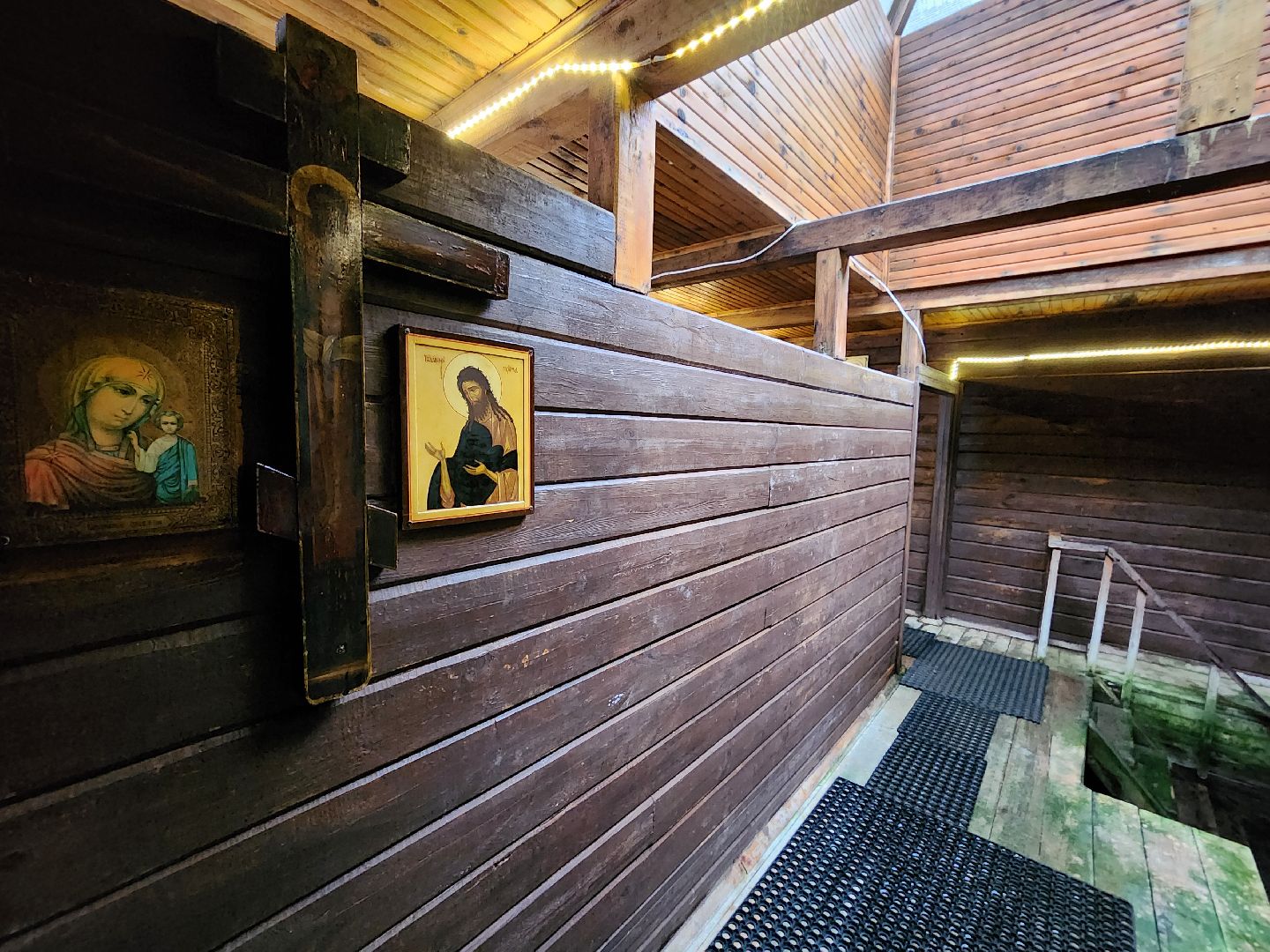 Чехов, Садки, иоанно-предтеченский храм, Крещение, купель, крещенские купания, подготовка, вертикалки,