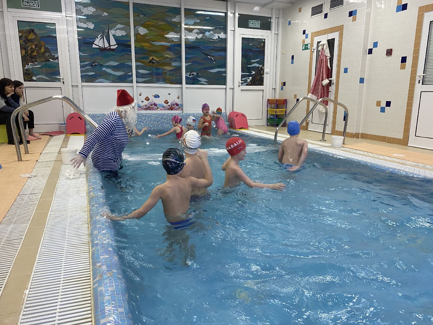 школа Перспектива, Власиха школа Перспектива, детский сад с бассейном, бассейн в детском саду, Бассейн в Перспективе, вертикалки