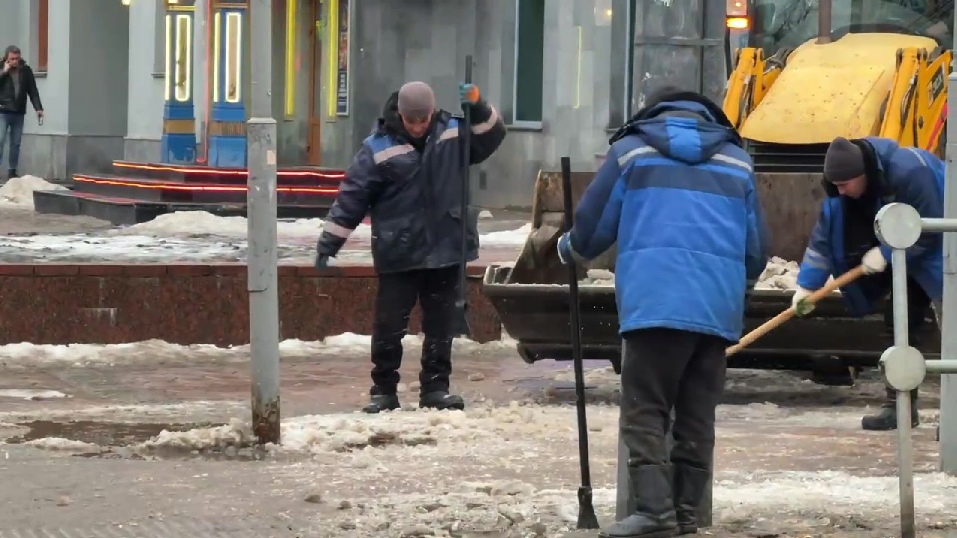 реутов, вертикалки, снег, снег и наледь, снегопад, очистка города, тротуары и дороги, тракторы,