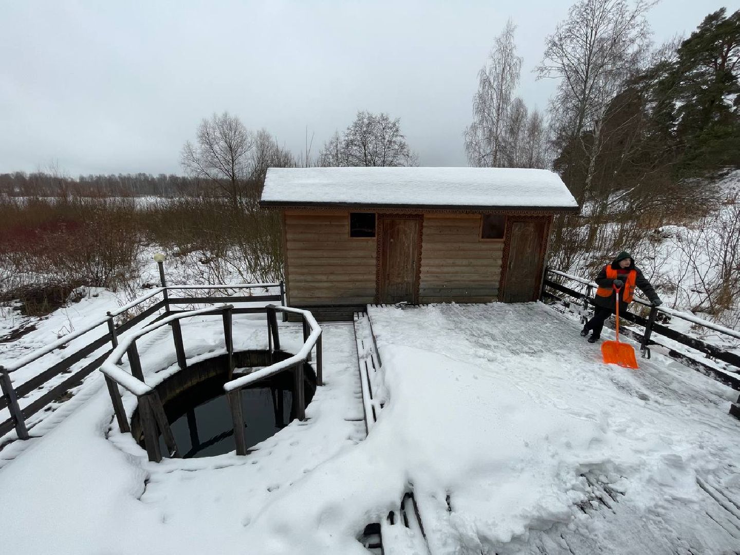 Дмитров, Крещение, Купели, вертикалки,