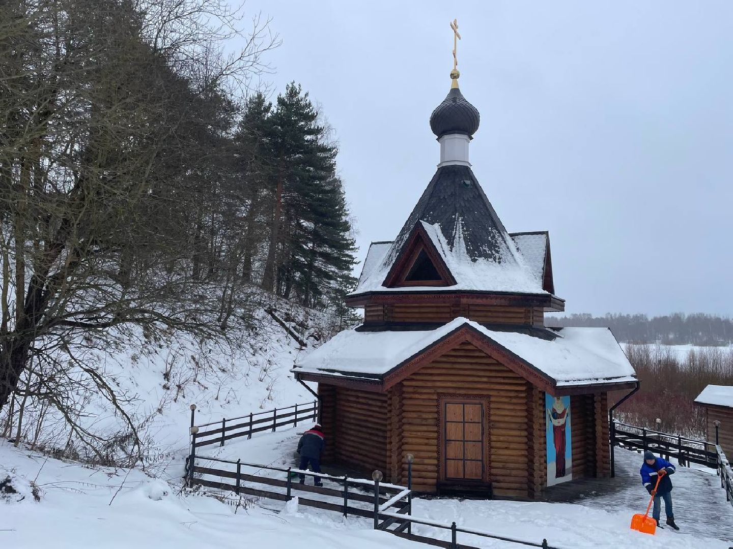 Дмитров, Крещение, Купели, вертикалки,