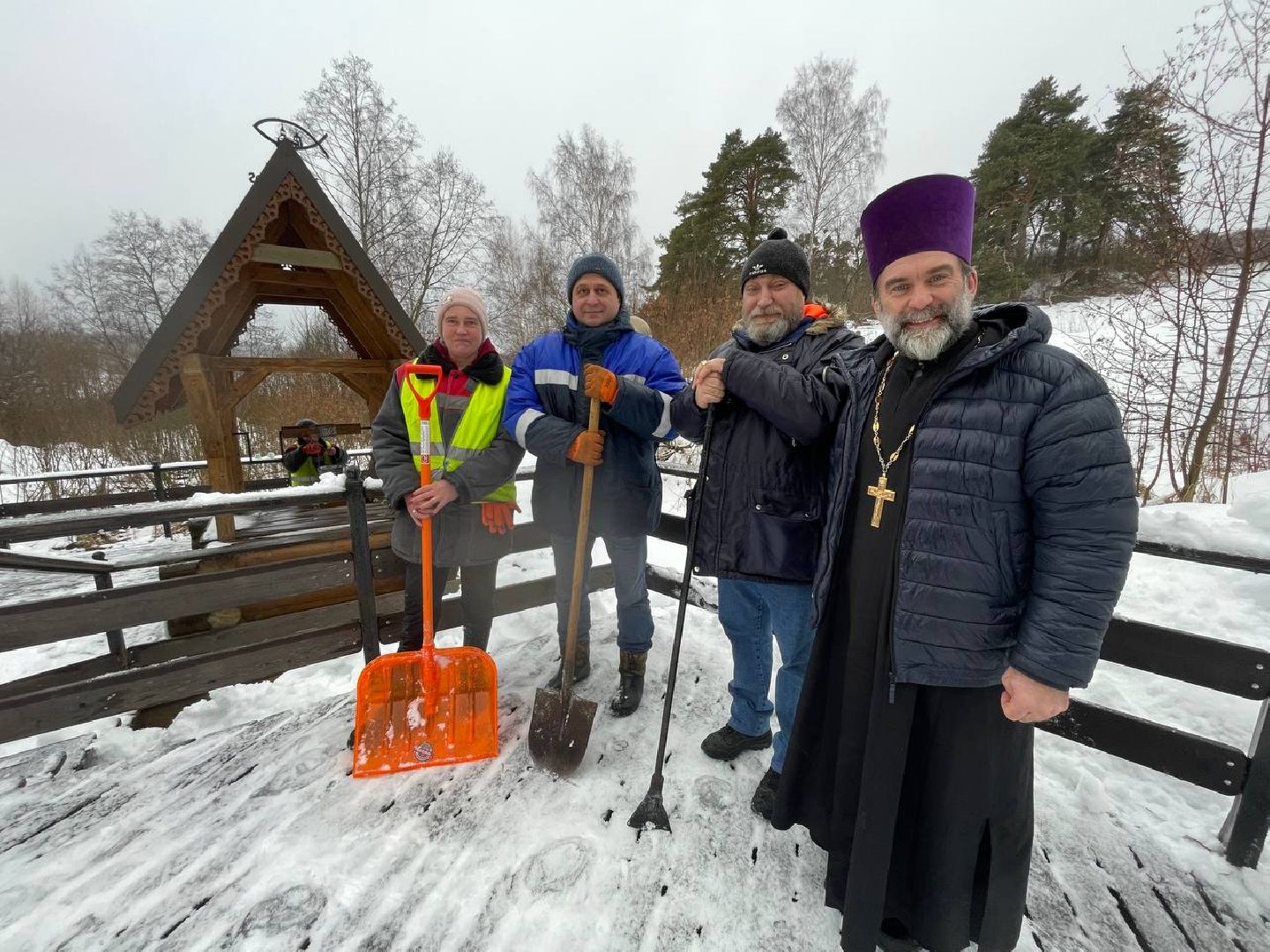 Дмитров, Крещение, Купели, вертикалки,