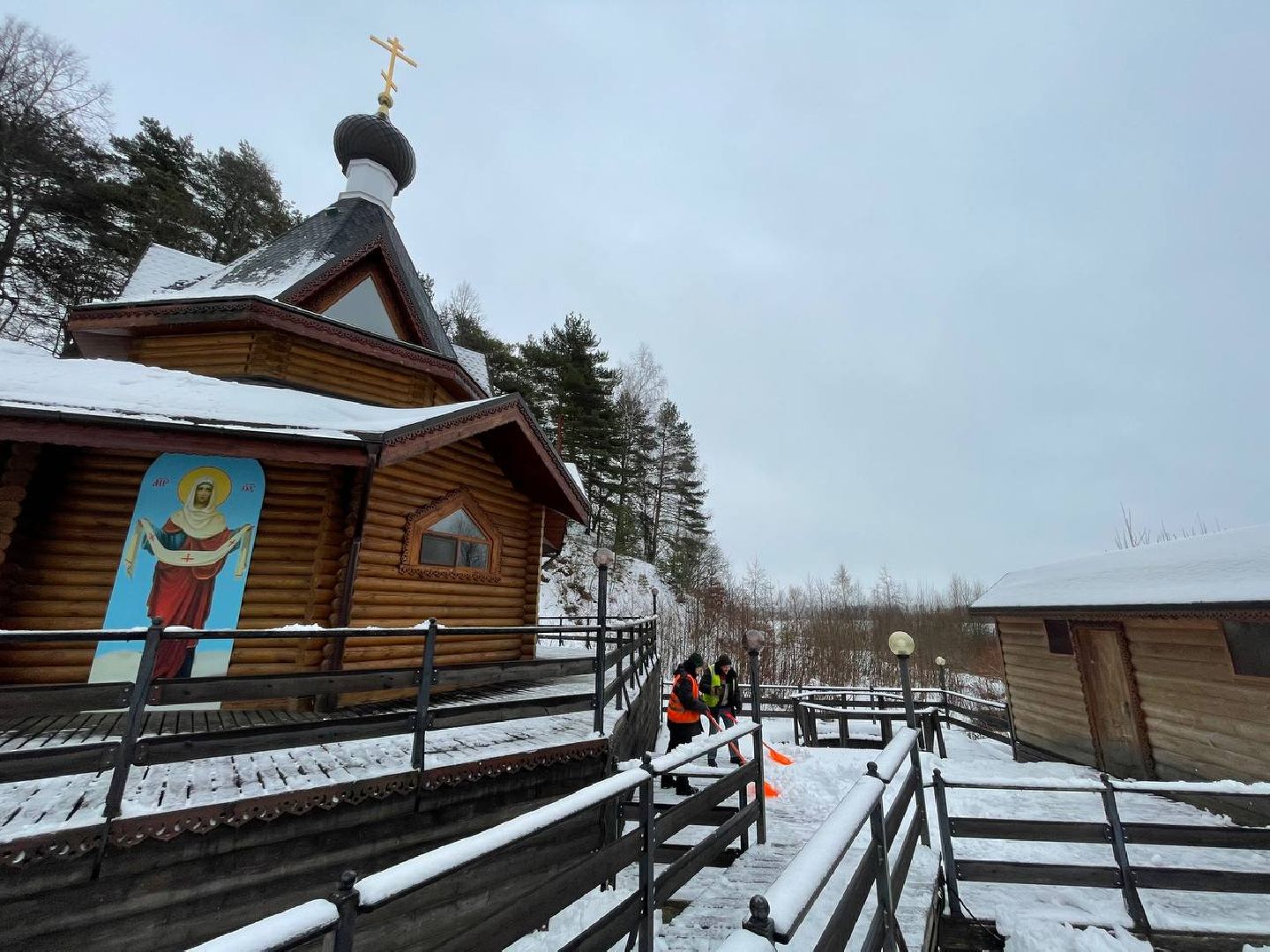 Дмитров, Крещение, Купели, вертикалки,