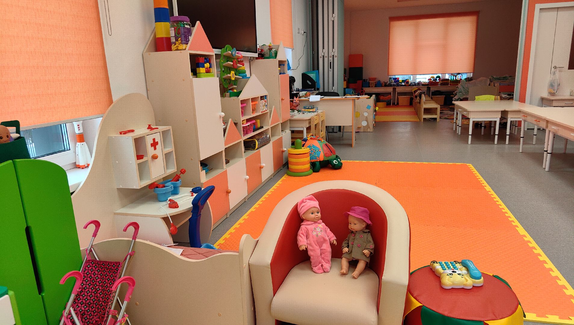 детский сад, детские группы, оснащение, площадка, зал, родители,