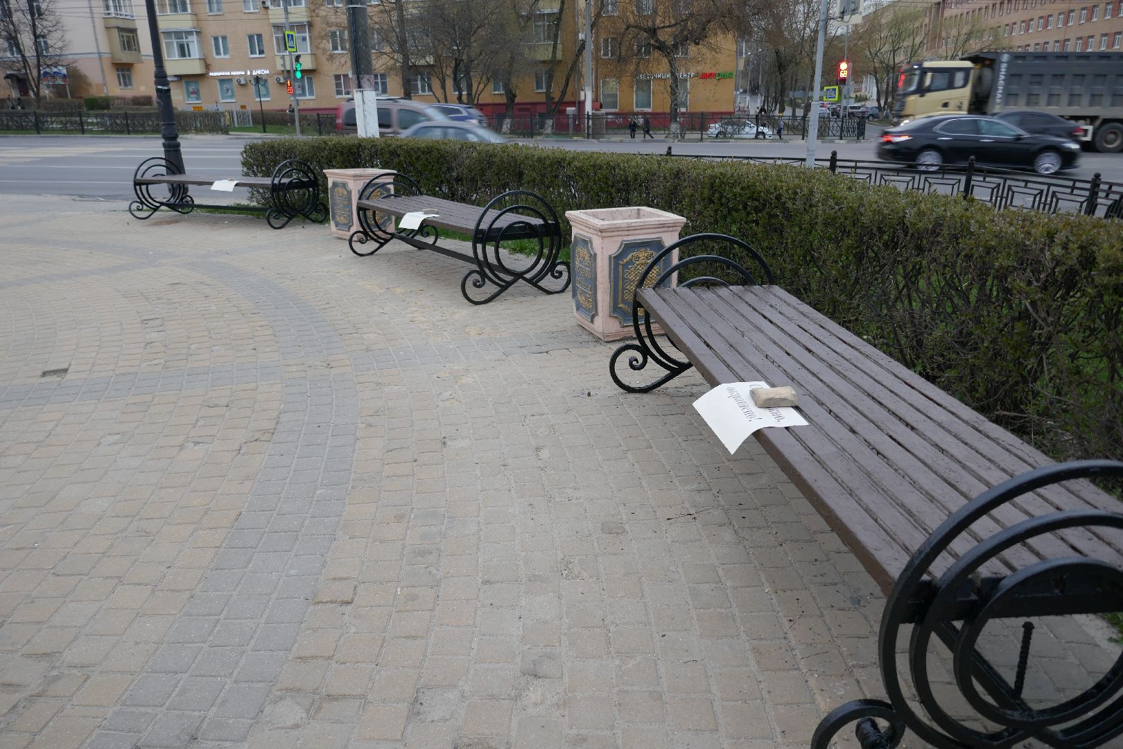 Подольск, благоустройство, скамейки, субботник