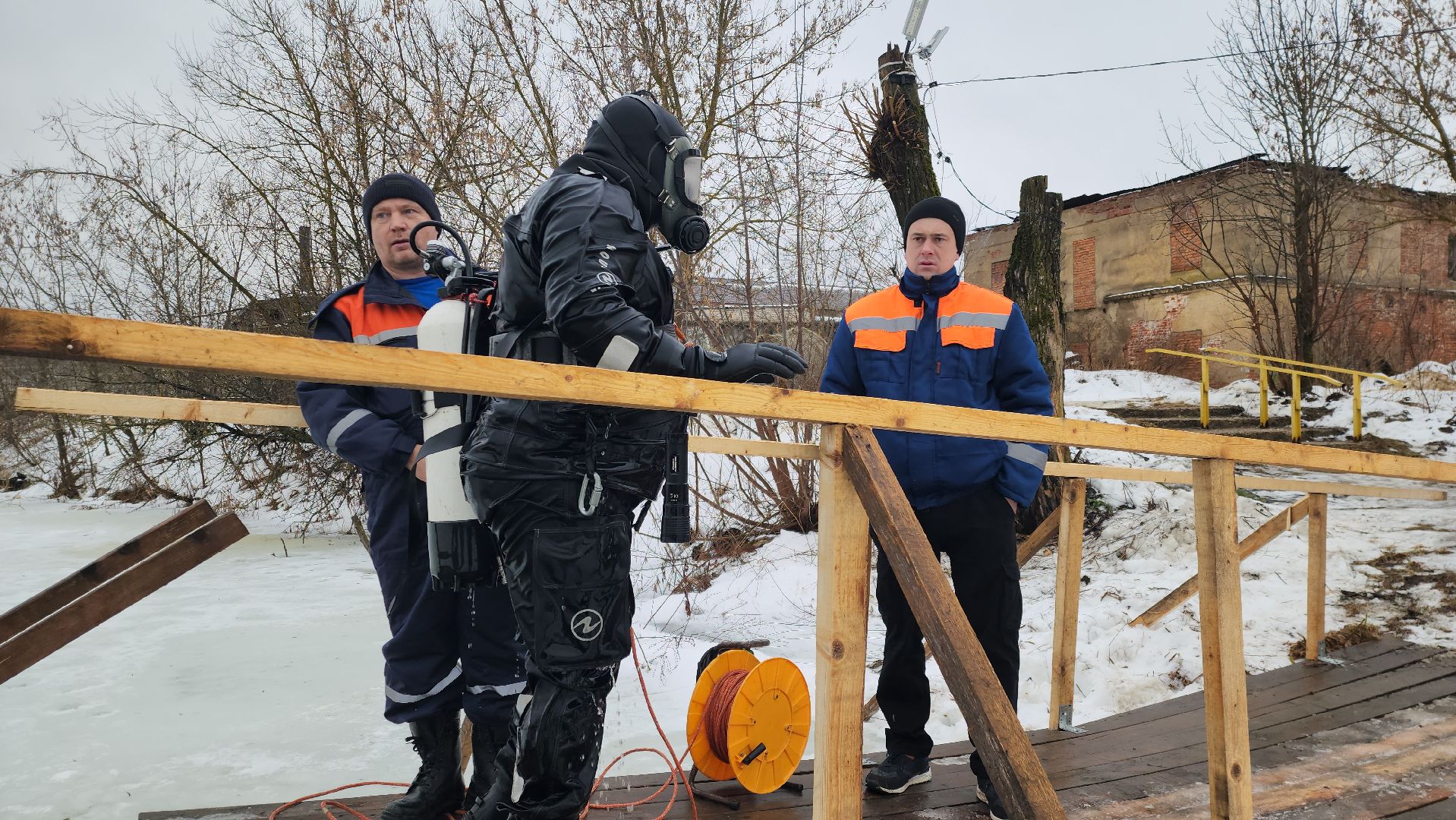 Купели, Дайверы, Мособлпожспас, МЧС, крещенские купания, Руза, Рузский округ, вертикалки,