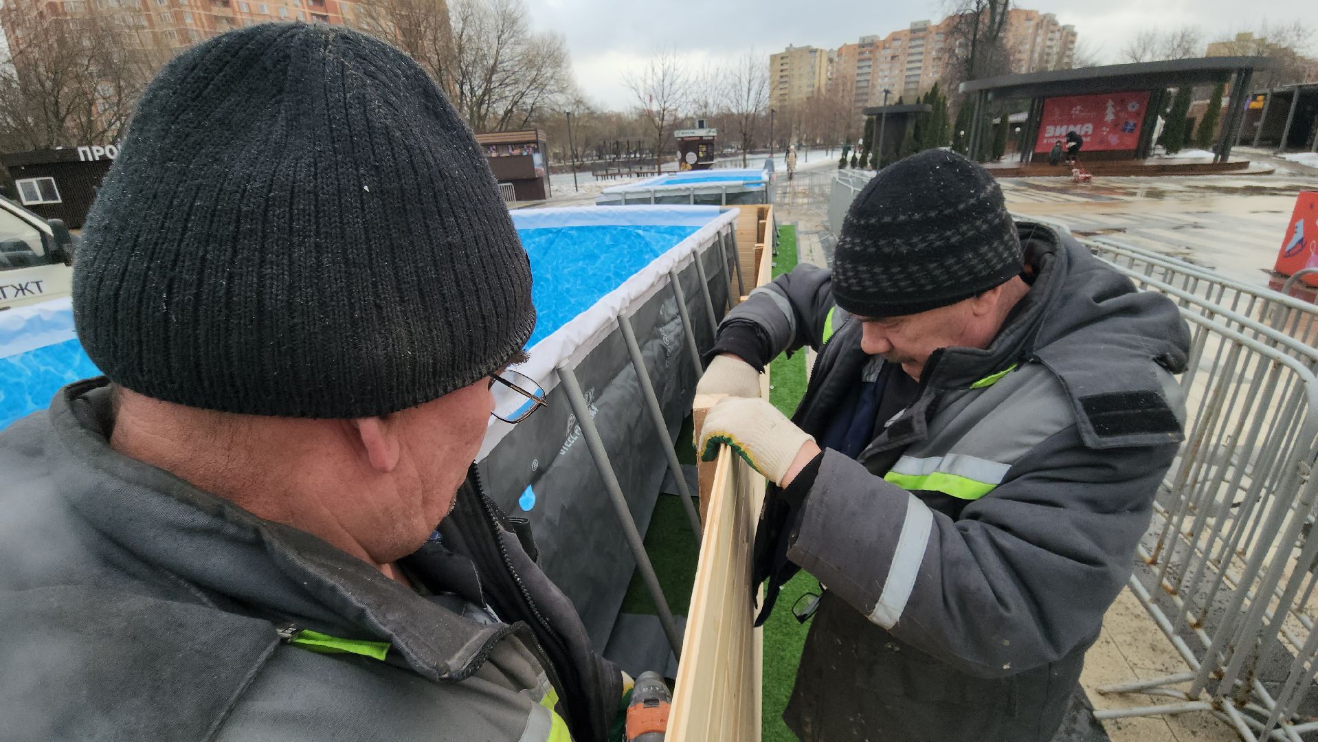 люберцы, наташинский парк, купели, крещение, глава городского округа люберцы владимир волков, вертикалки,