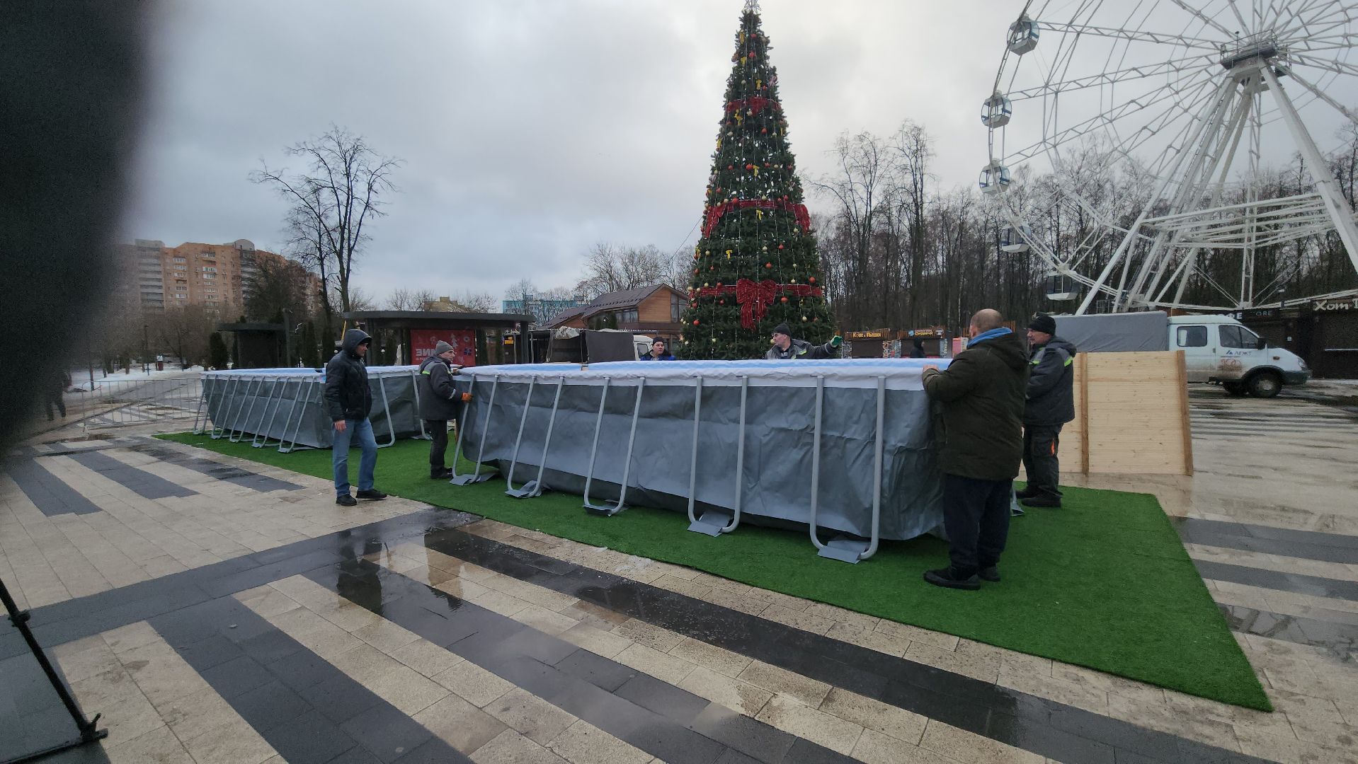 люберцы, наташинский парк, купели, крещение, глава городского округа люберцы владимир волков, вертикалки,