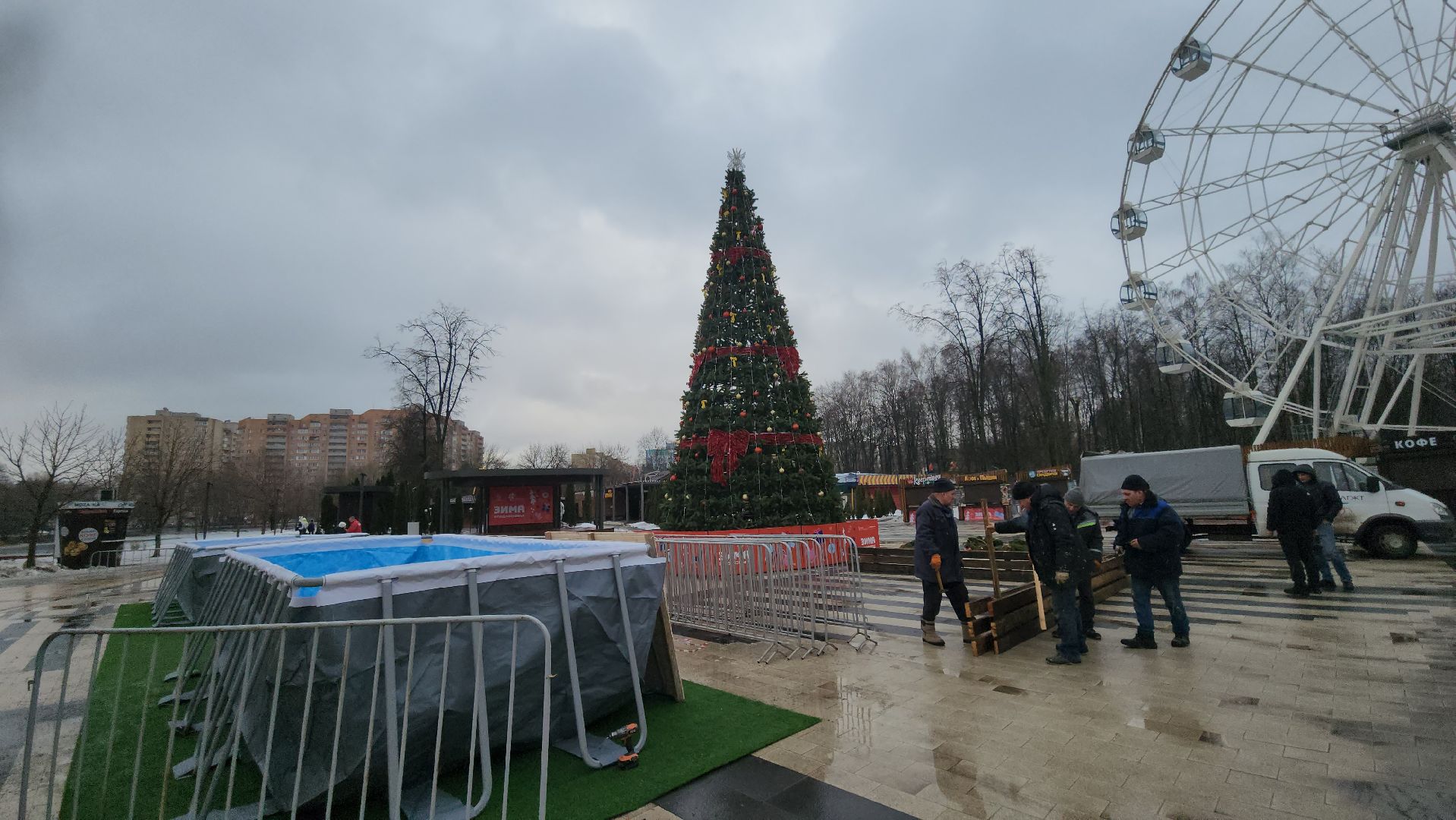 люберцы, наташинский парк, купели, крещение, глава городского округа люберцы владимир волков, вертикалки,