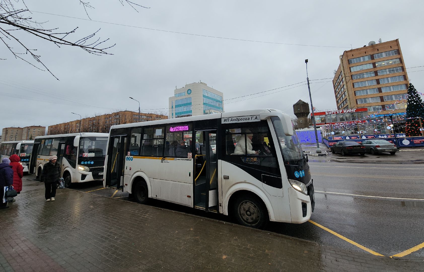 серпухов, подмосковье, крещение, транспорт, автобусы,