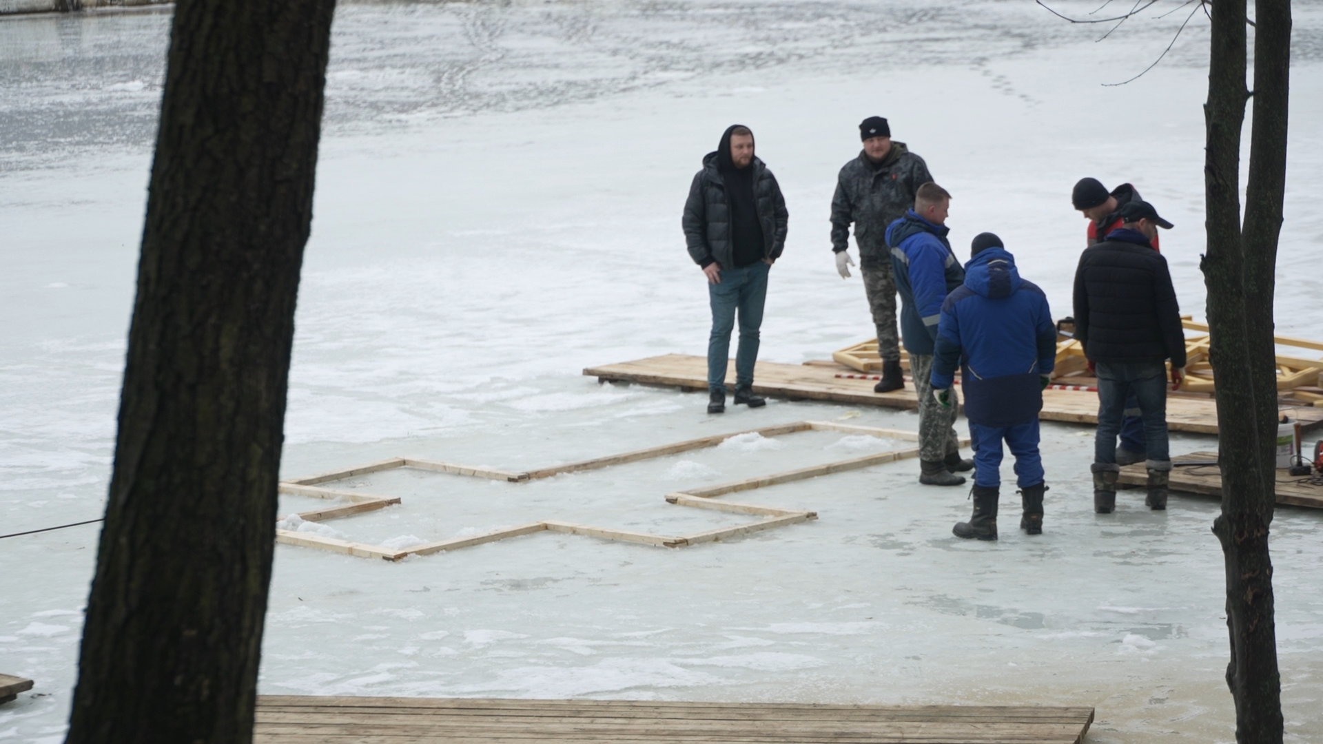 вертикалки, Власиха Крещение,Среднее озеро, Власихе крещенская иордань, обустройство купели на Крещение, Крещение во Власихе,