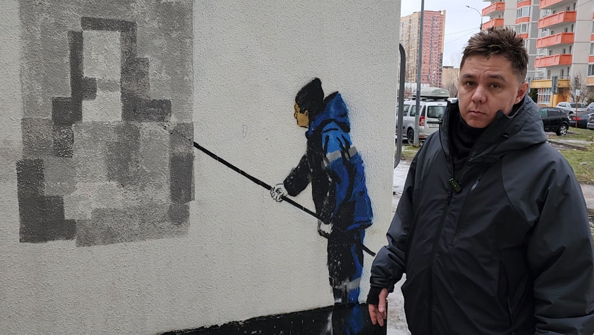 стрит-арт, художник, химки, вертикалки,