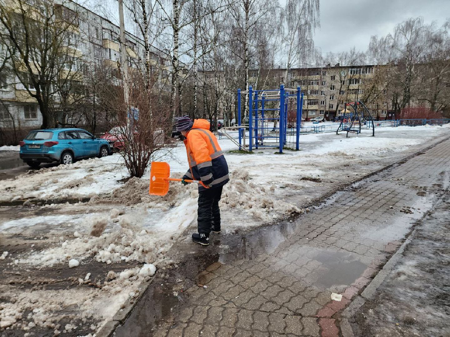 солнечногорск, уборка наледи, жители, специалисты, вертикалки,