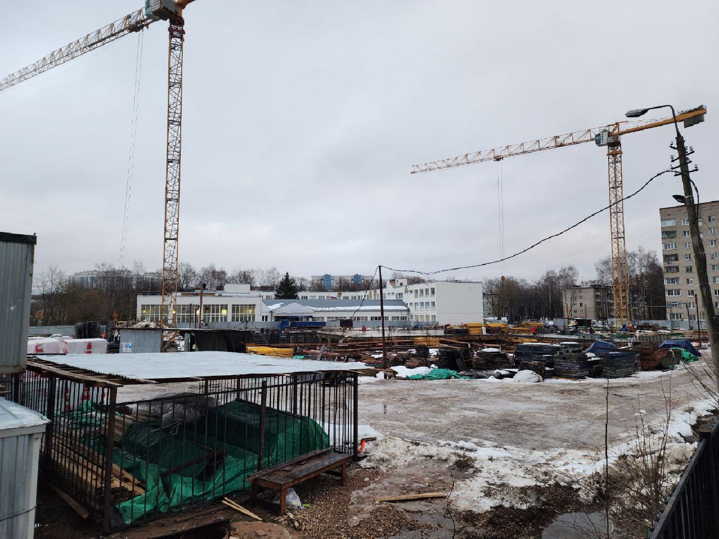солнечногорск, пристройка, гимназия, вертикалки, строительство,