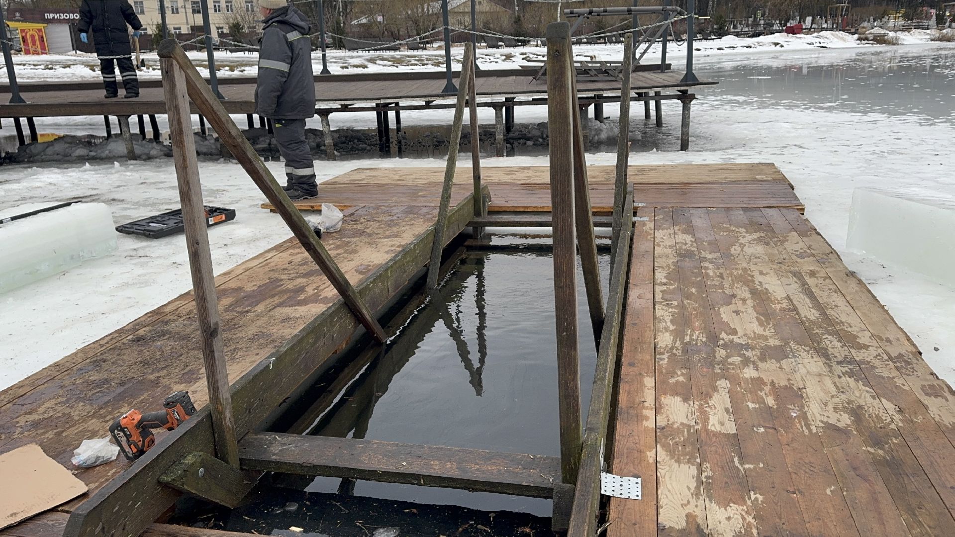 солнечногорск, крещенские купания, купель, жители, праздник, вертикалки,