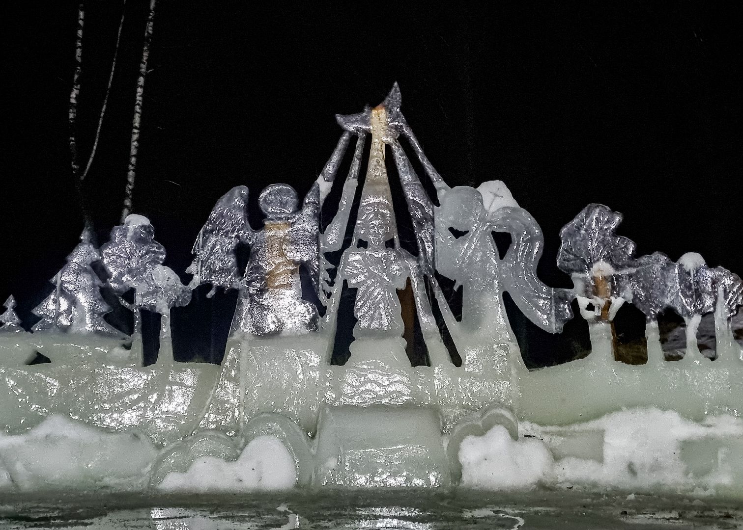 Клин, общество, художники, ледяные фигуры, крещение господне, вертикалки,