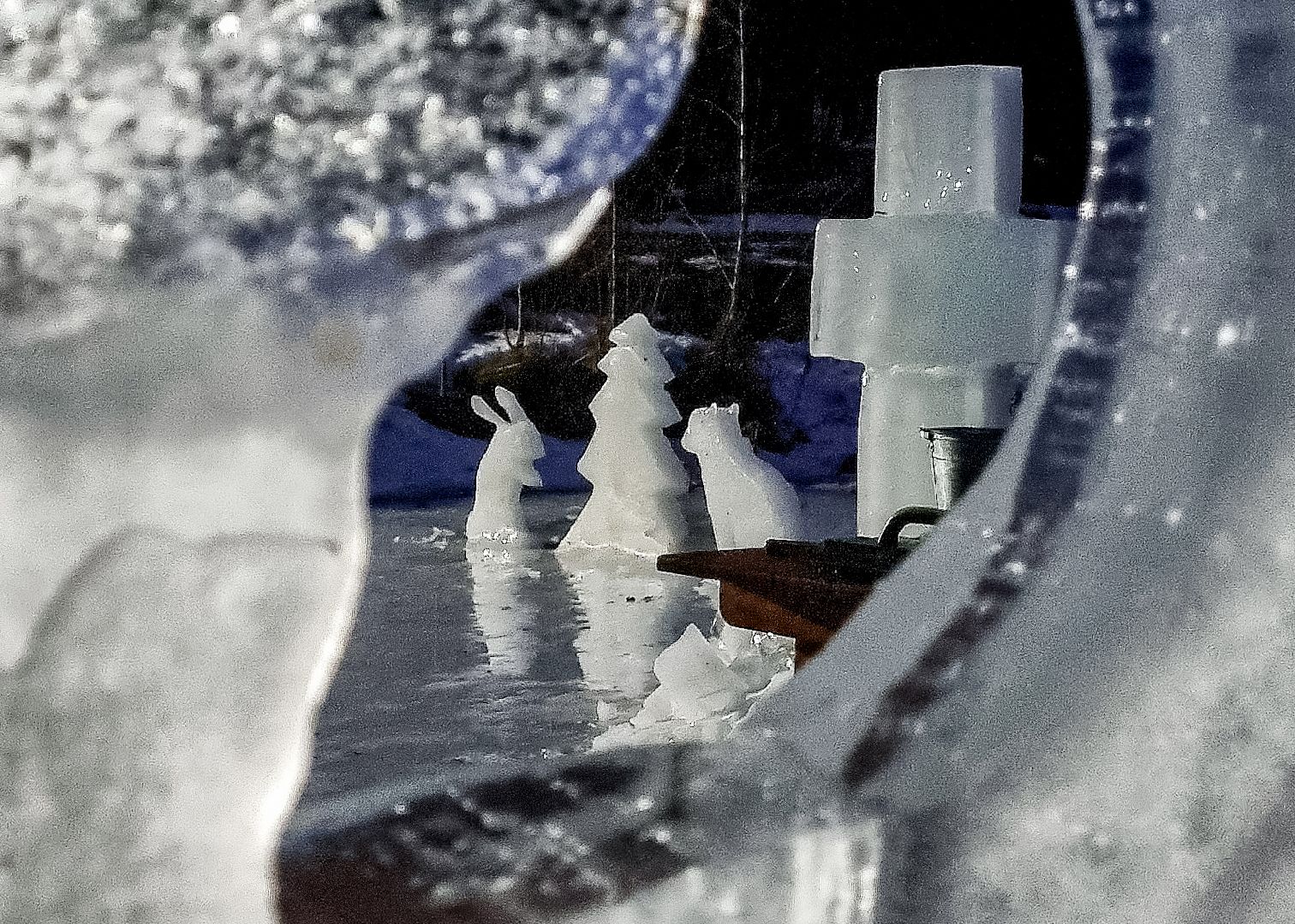 Клин, общество, художники, ледяные фигуры, крещение господне, вертикалки,