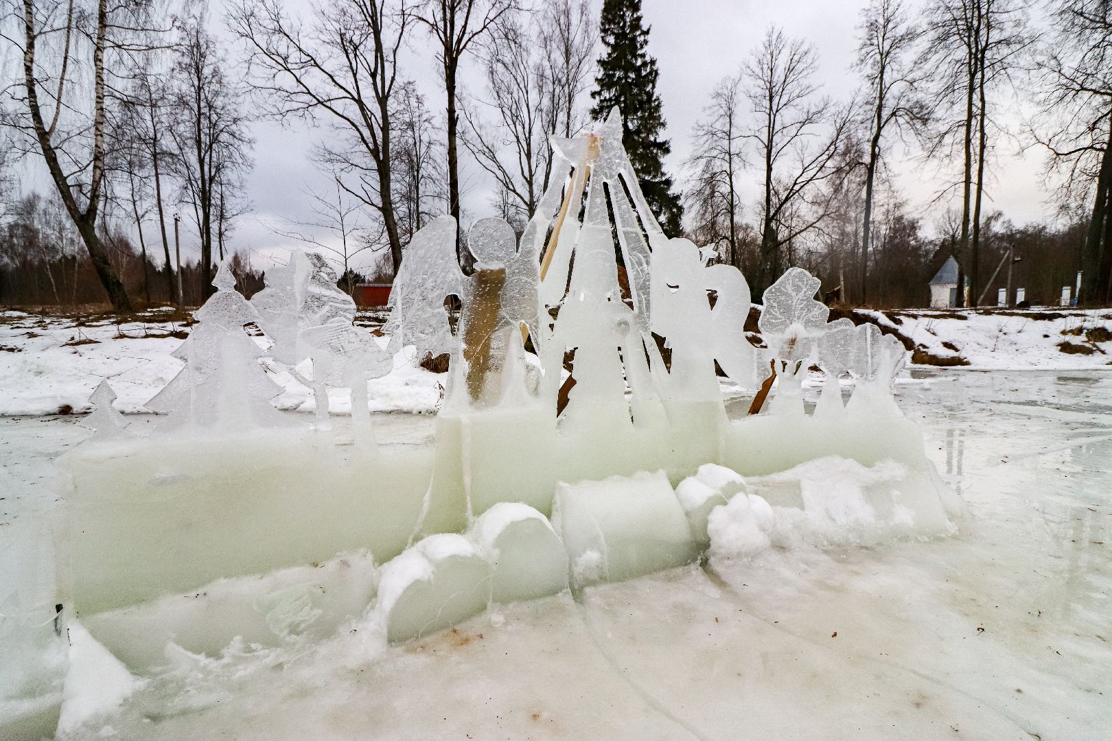 Клин, общество, художники, ледяные фигуры, крещение господне, вертикалки,
