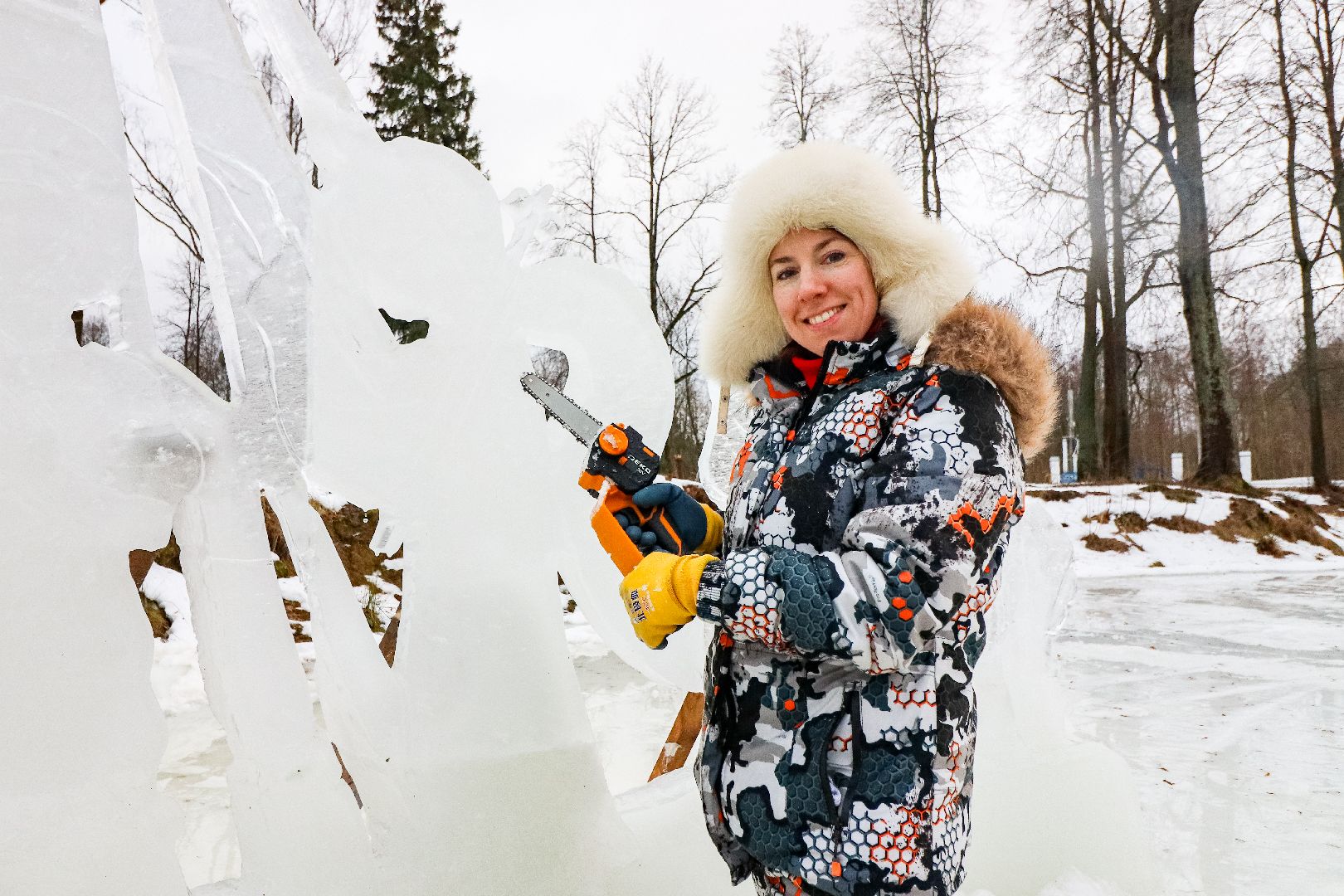 Клин, общество, художники, ледяные фигуры, крещение господне, вертикалки,